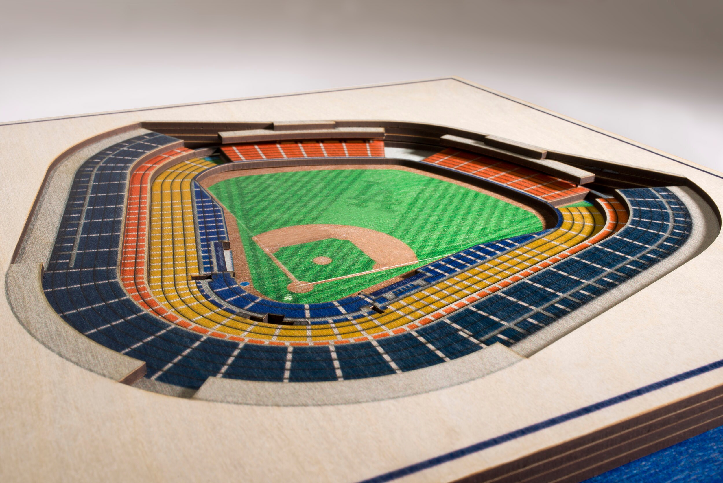  Los Angeles Dodger Stadium Black Float Frame Canvas