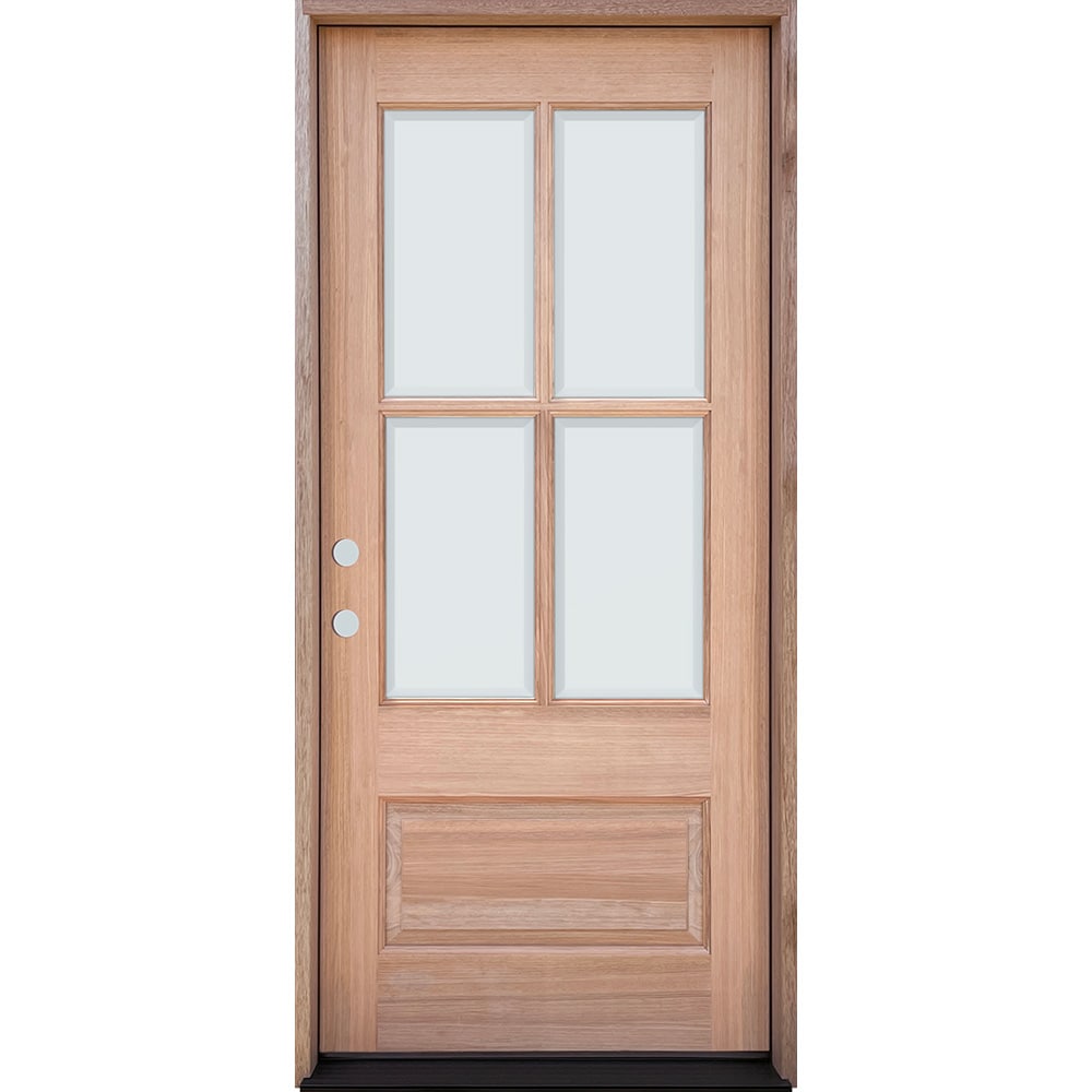 Shaker Classic Single Panel Solid Wood Front Entry Door