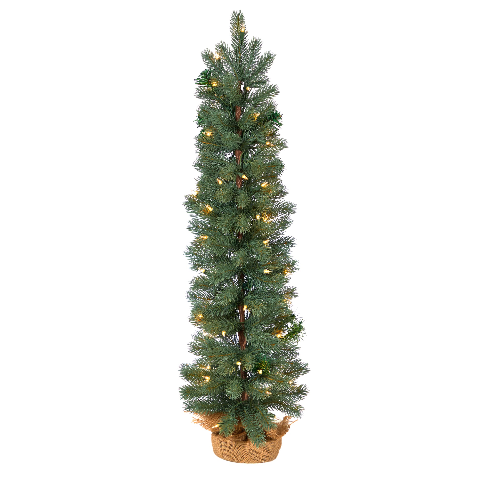 Nearly Natural 3-Ft Scotch Pine Pre-Lit Traditional Artificial Christmas Tree 50 Constant White Warm White Incandescent Lights In The Artificial Christmas Trees Department At Lowes.com