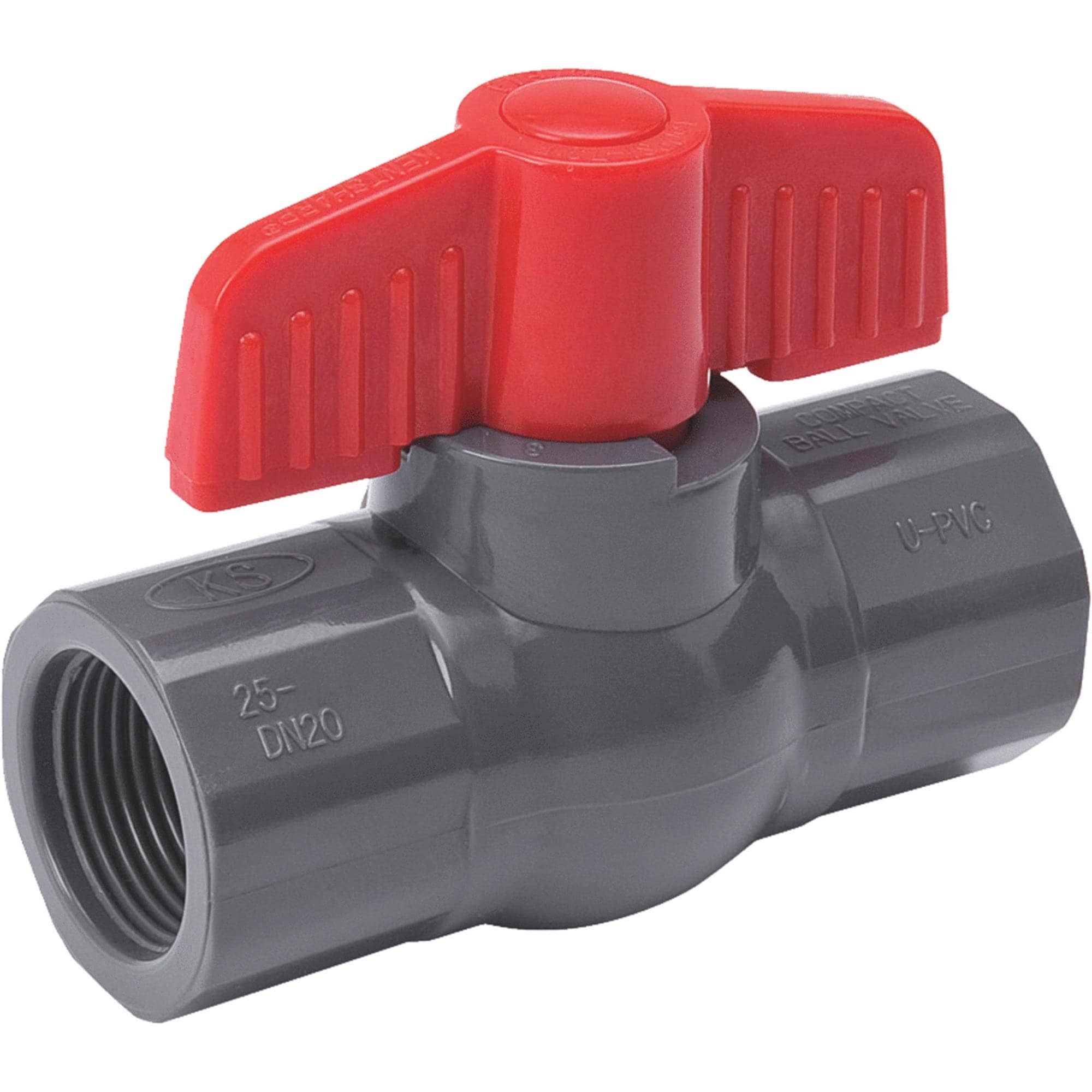 Mueller  107-103 PVC Ball Valve 1/2 FIP x 1/2 FIP