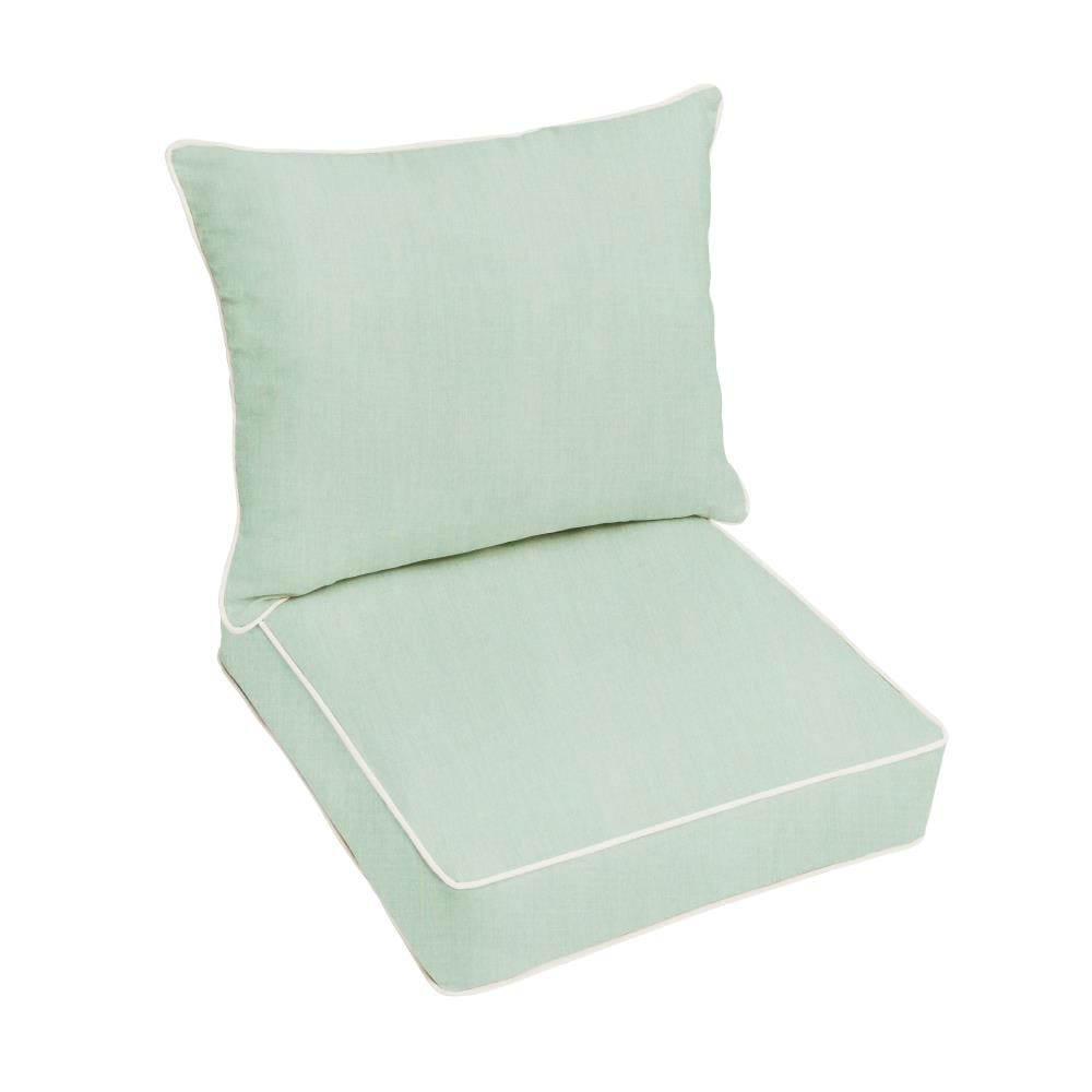 Patio Chair Cushions Sunbrella® Array Caribbean Deep 