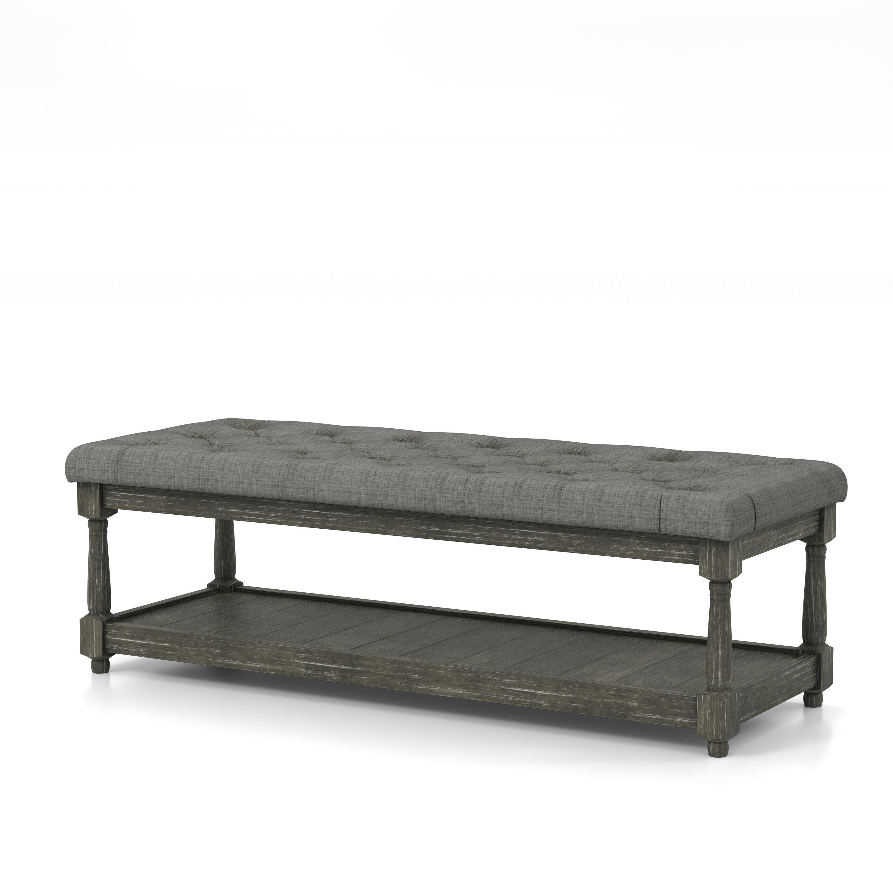 Furniture of America IDF-BN5665GY bench - View #4