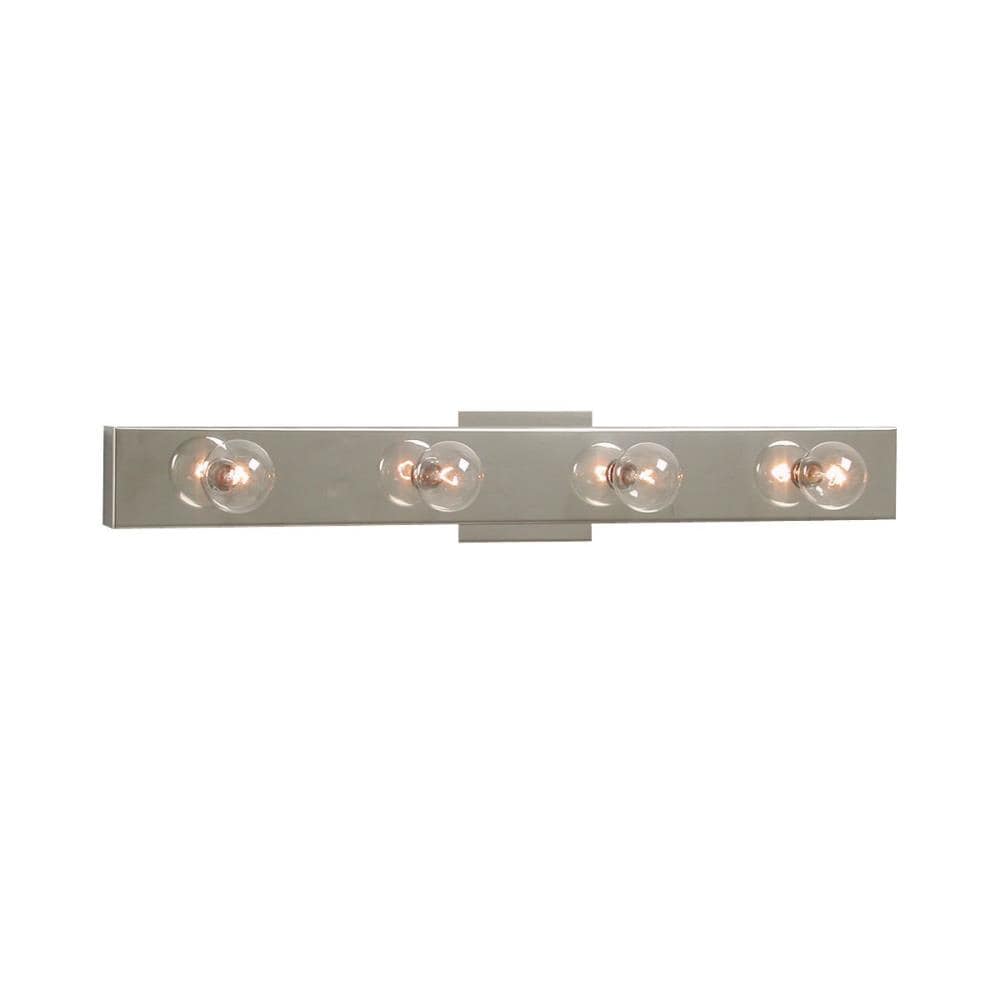 Galaxy Lighting 710524CH 24-in 4 -Light Chrome Transitional Vanity light bar
