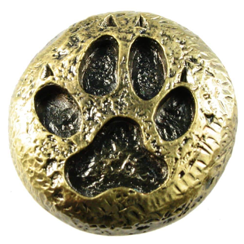 Sierra Lifestyles 681386 Antique brass Round Rustic Cabinet Knob