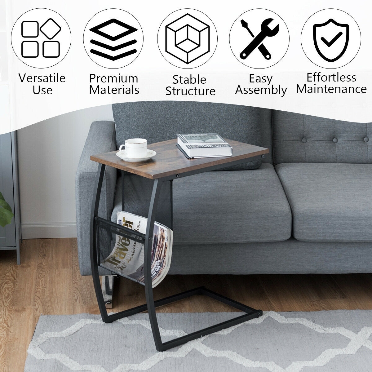 CASAINC WF-HW65711-LA End-Tables - View #3