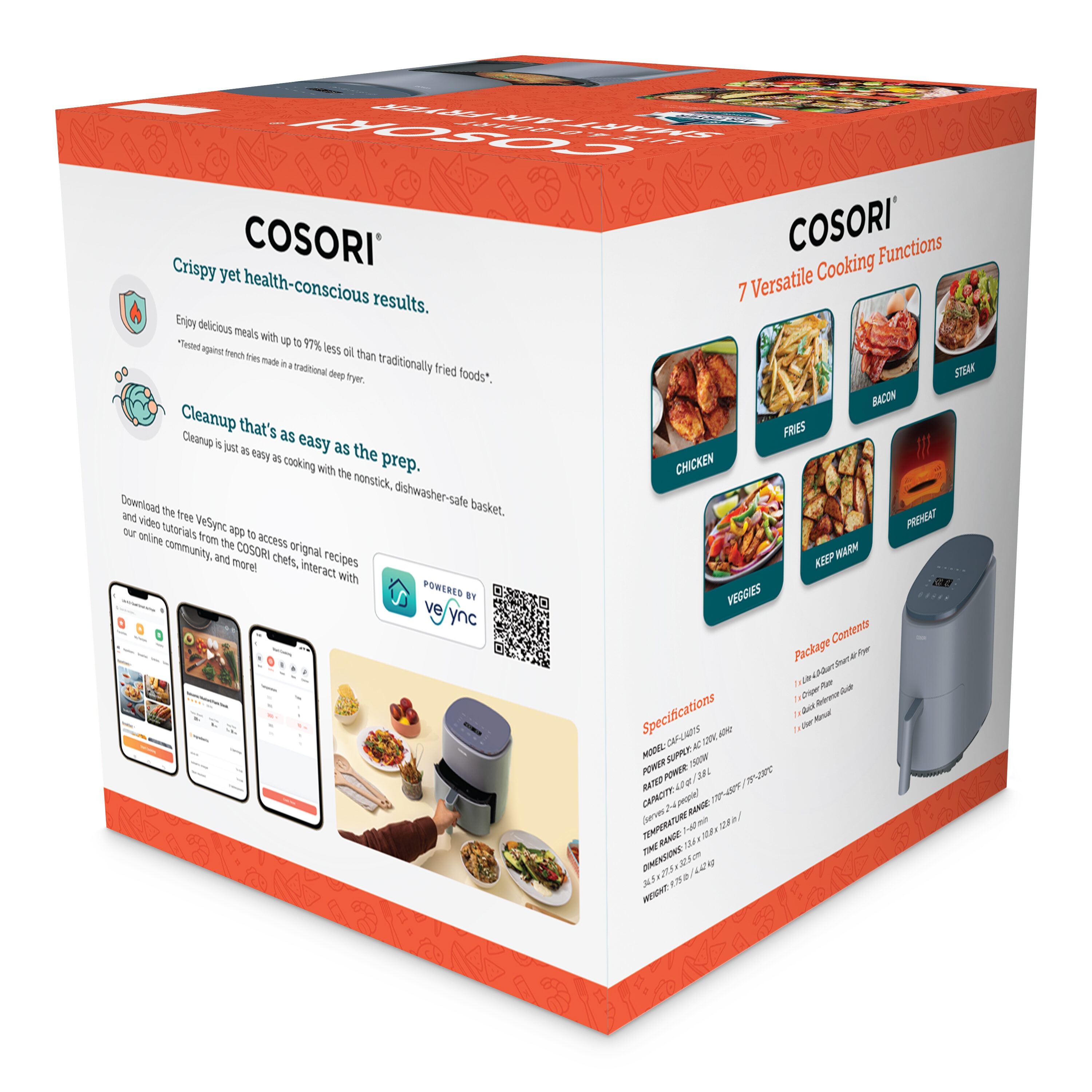 Cosori Lite Air Fryers - Discover Versatile Cooking
