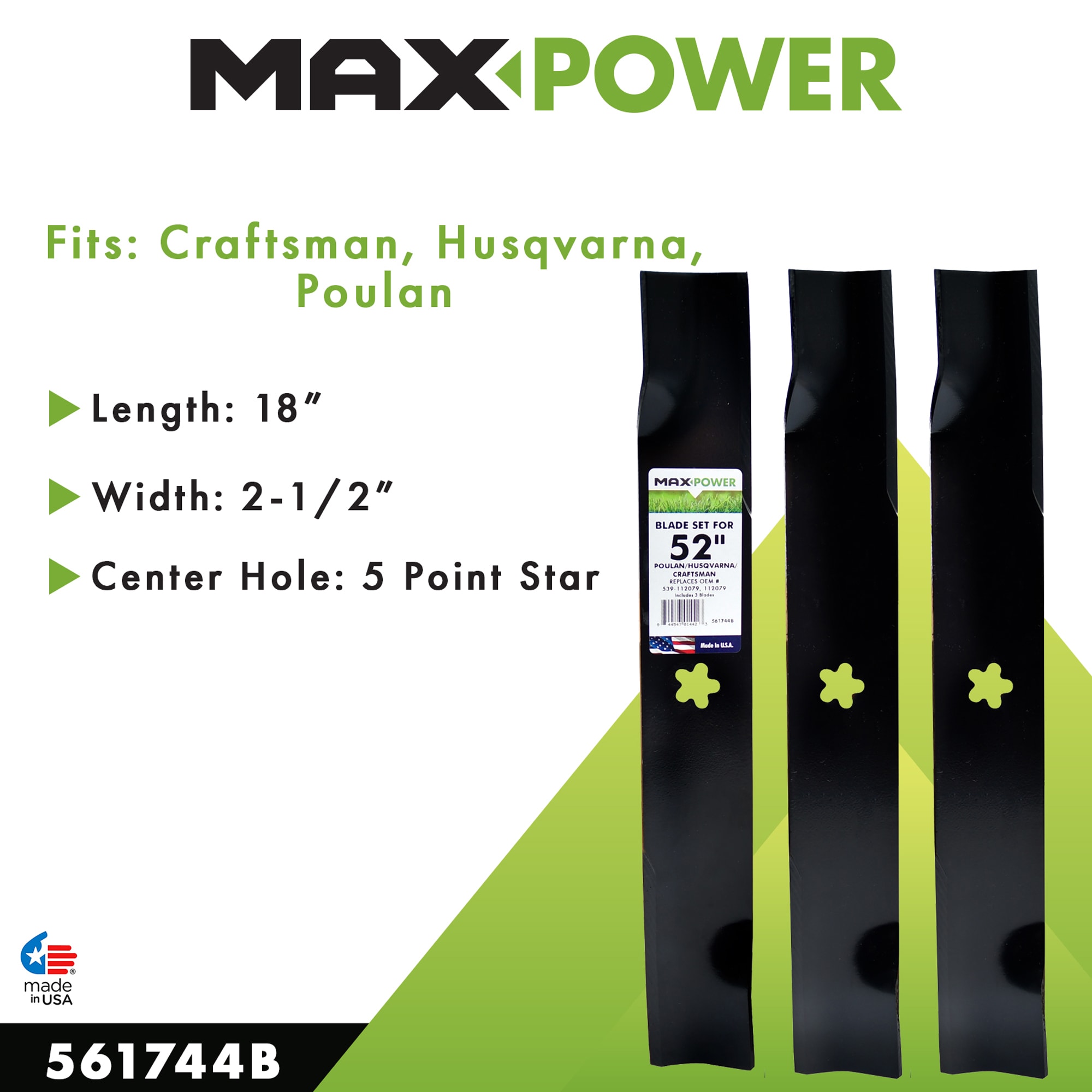 MaxPower 561744B Ope-Mower-Blades - View #5
