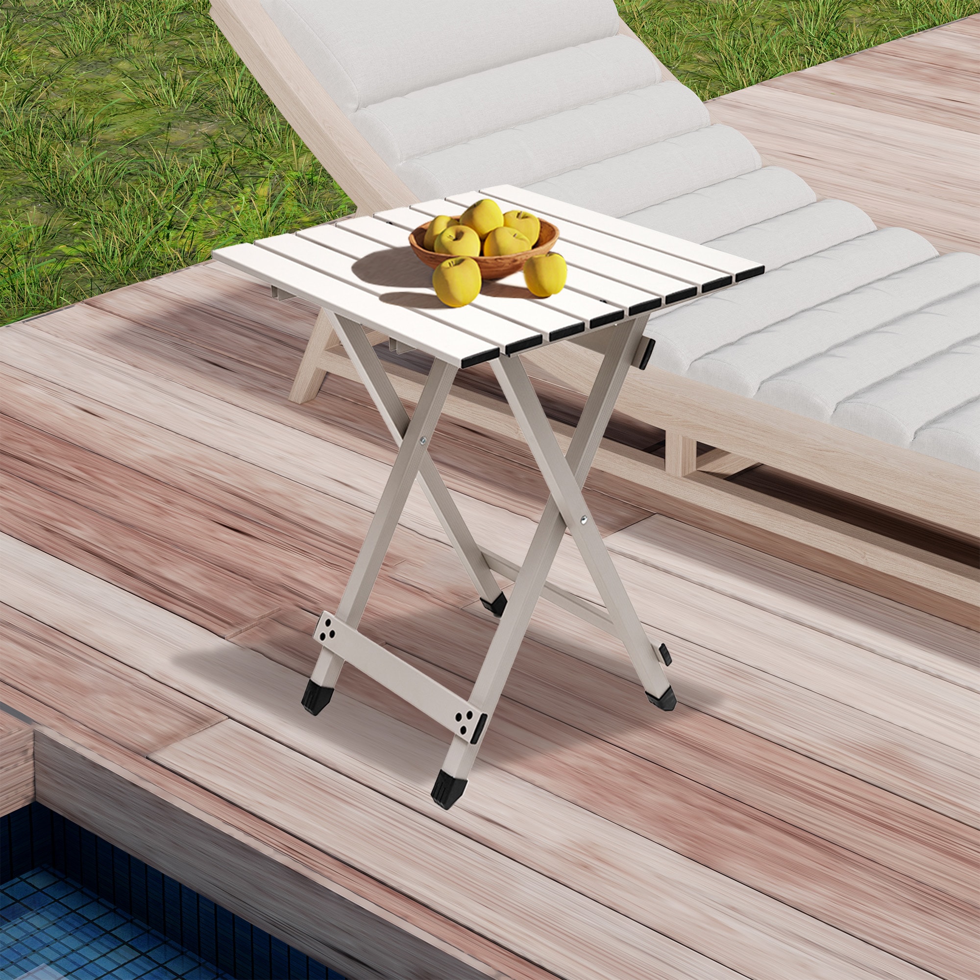 Clihome CL-FTAT2001DGY1 Beach-Camping-Chairs - View #2