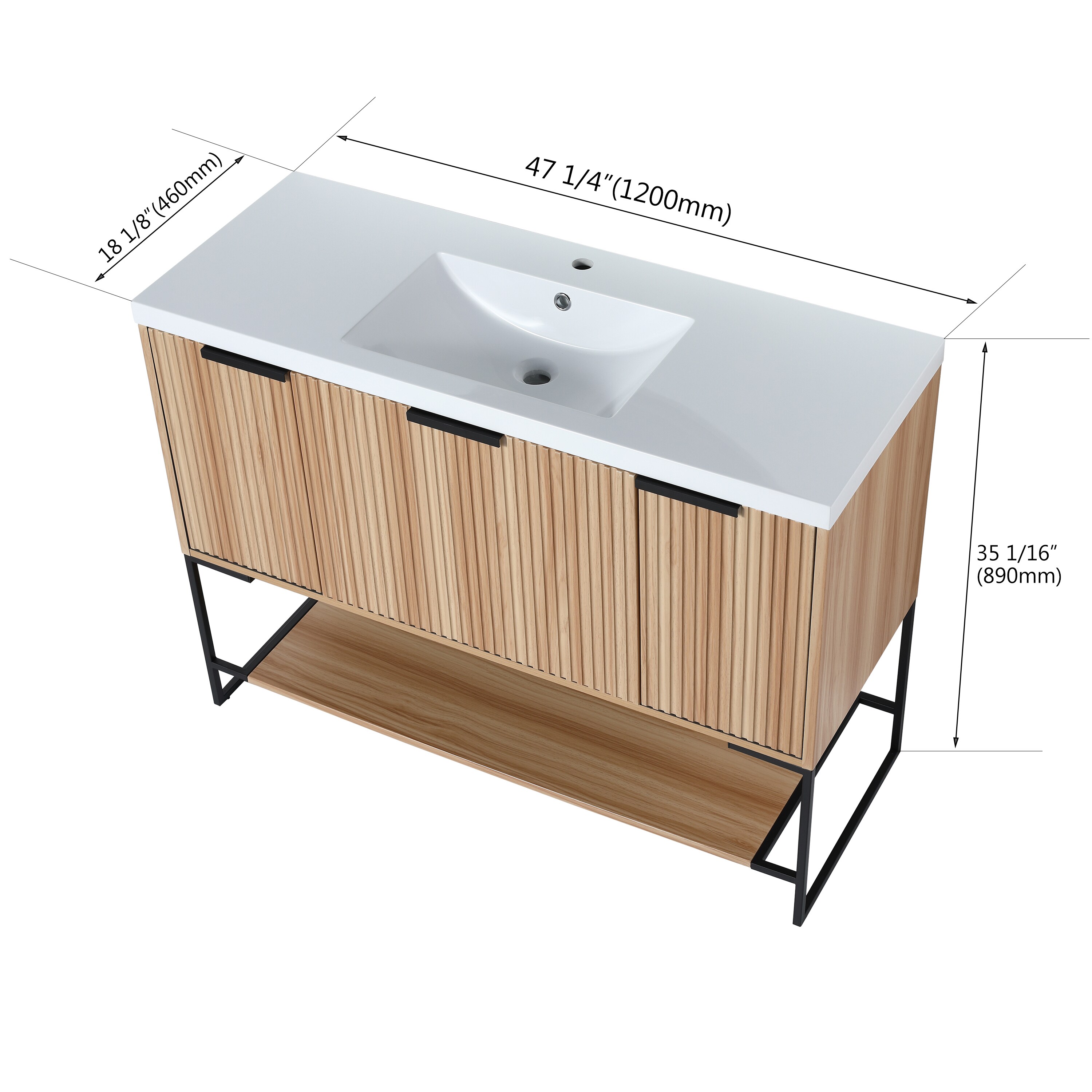 WELLFOR GLEM-51400 Bath-Vanity-Combo - View #4