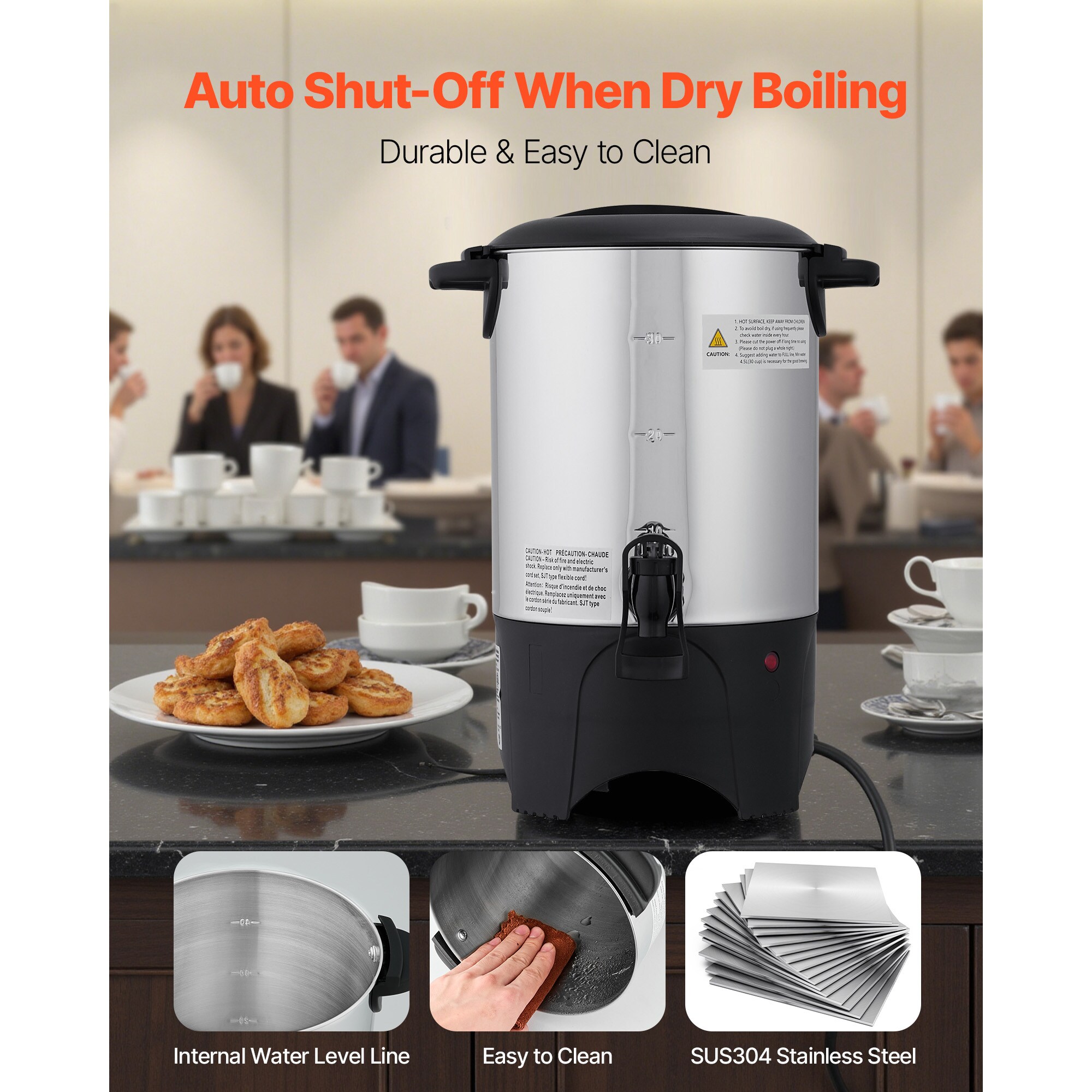 VEVOR SCSYKFTJXSDC08358V1 Coffee-Makers - View #6