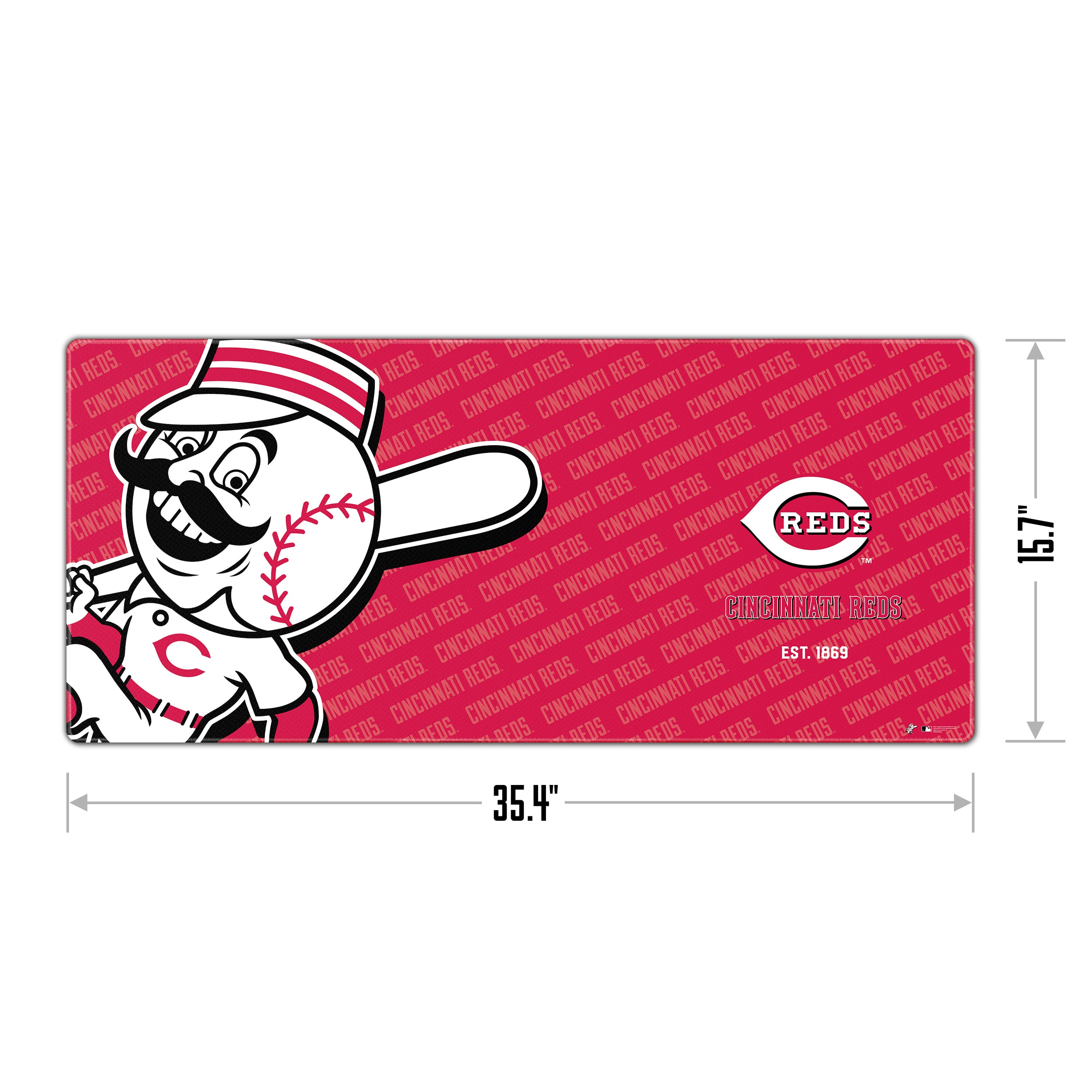 Officially Licensed MLB Mascot Rug - Cincinnati Reds