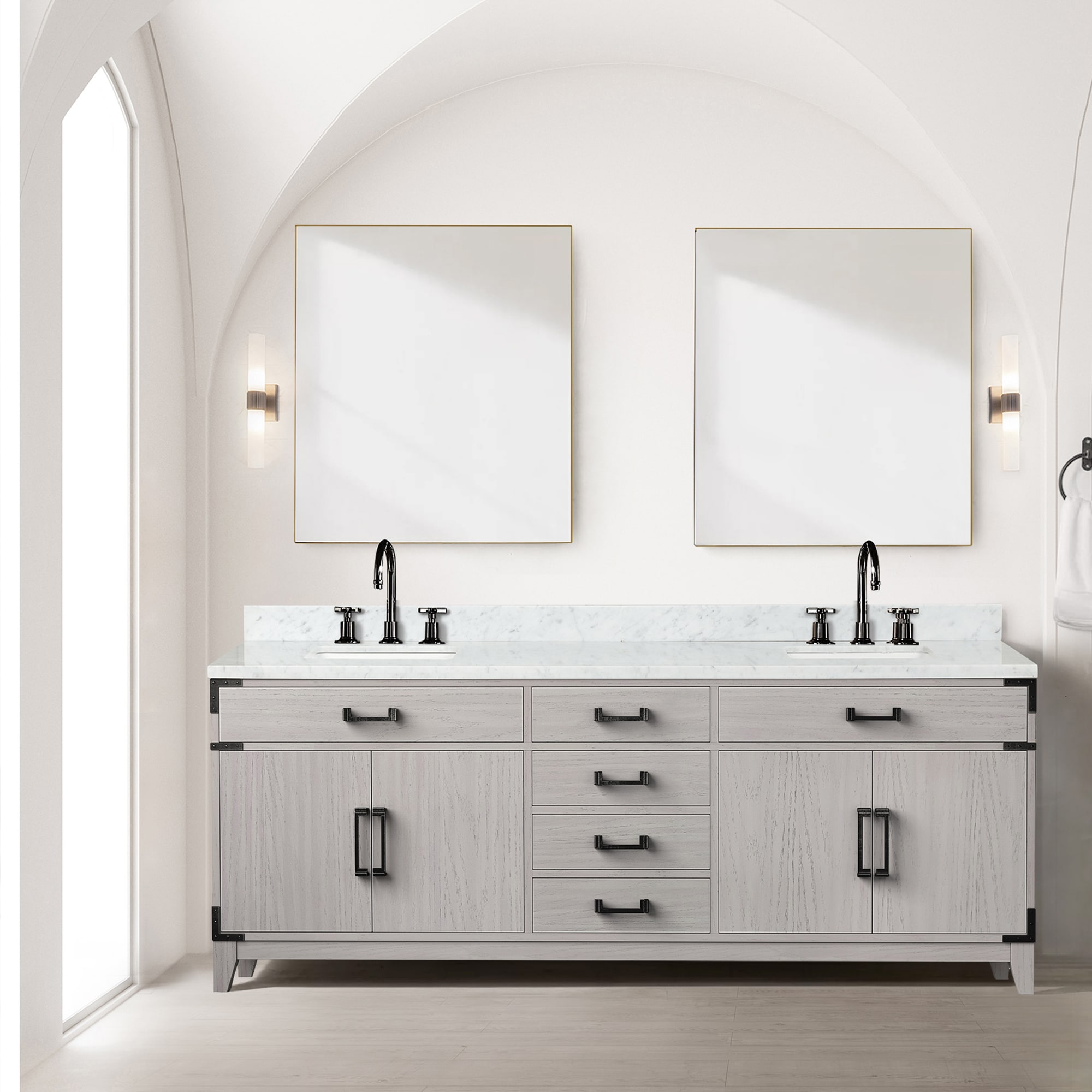 Lexora LVW84DM110 Bath-Vanity-Combo - View #5