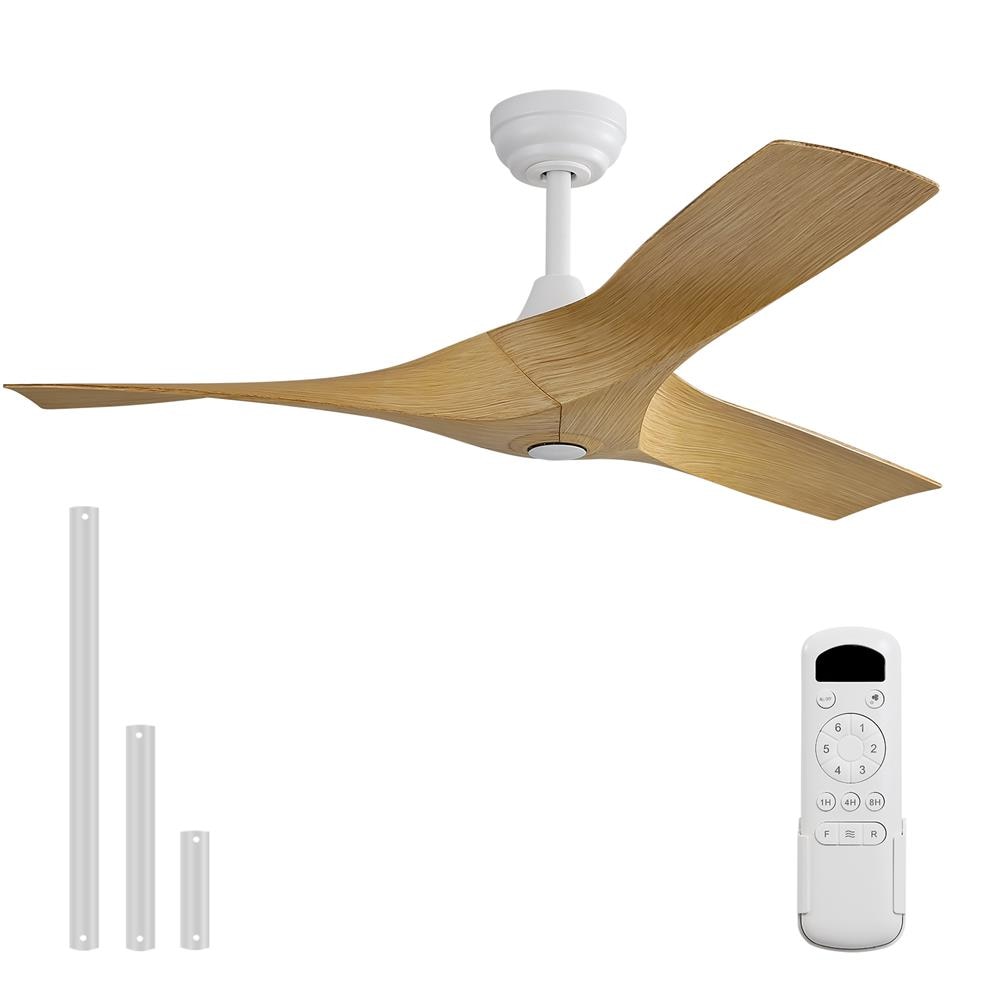 Sofucor LW-52159-WH-WD-QMW Ceiling-Fans - View #3
