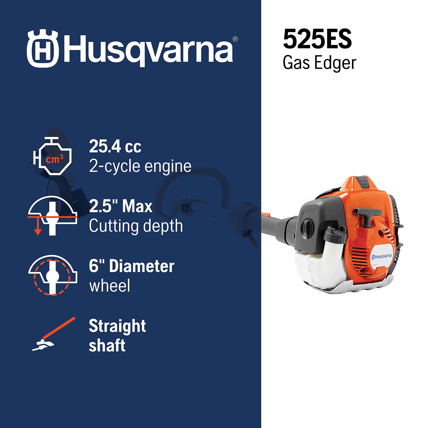 Husqvarna 525ES 8-in Handheld Gas Lawn Edger in the Lawn