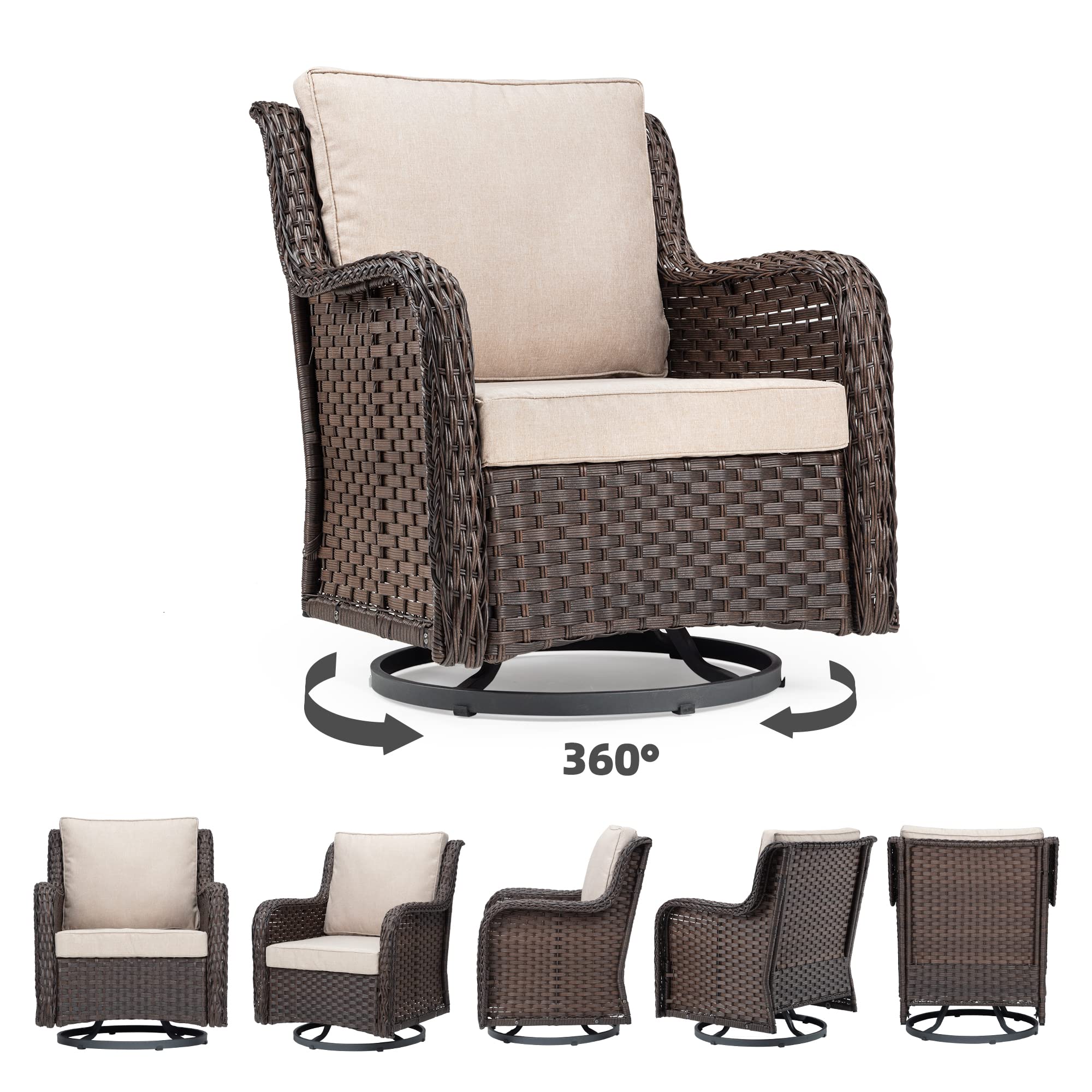 GarveeLife FLYPPG33BR4P53 Patio-Chairs - View #3