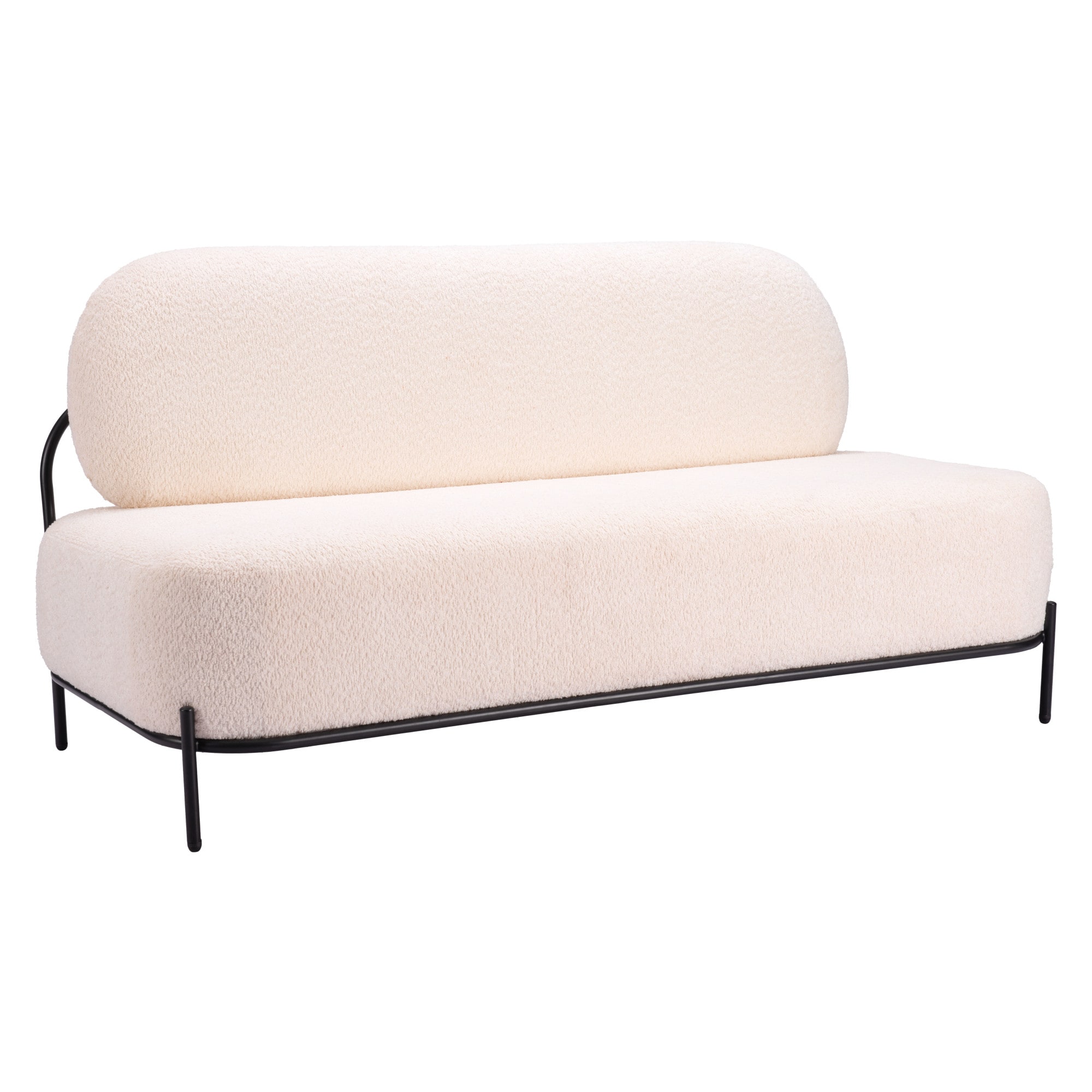 ZUO 110024 63.4-Inches Modern Vanilla Sofa