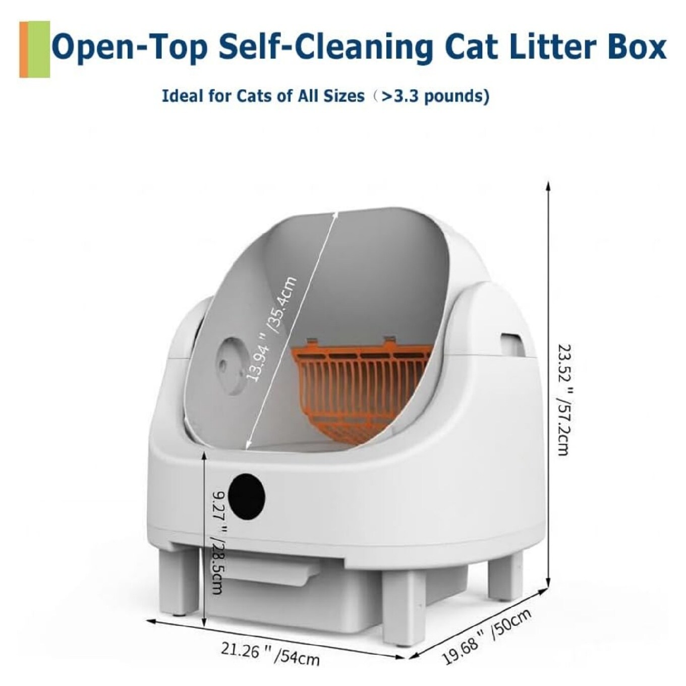 Garvee ZQ-PPS-33EK6LTH Cat-Litter-Box - View #3
