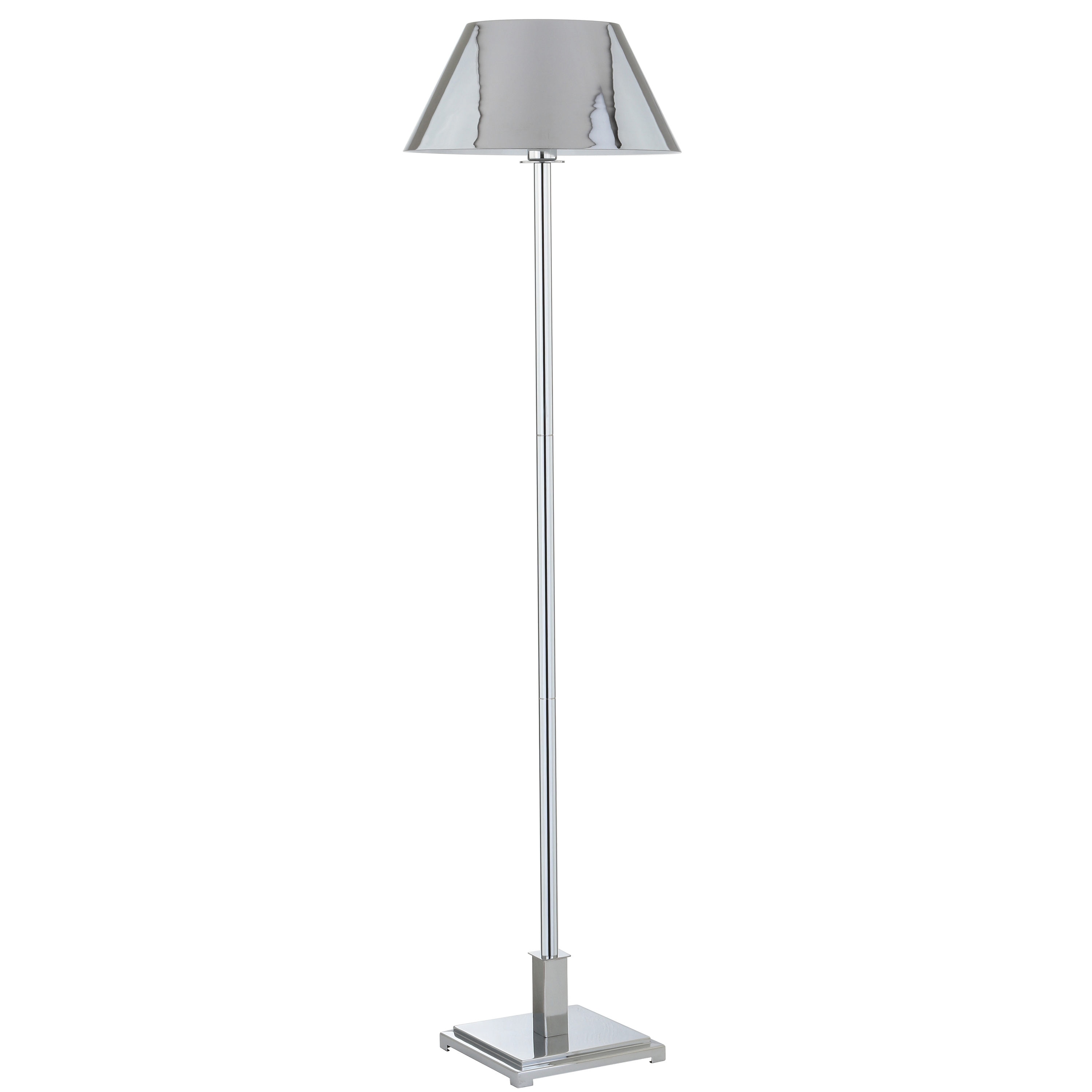 Roxy Transitional 60" Polished Chrome LED Floor Lamp