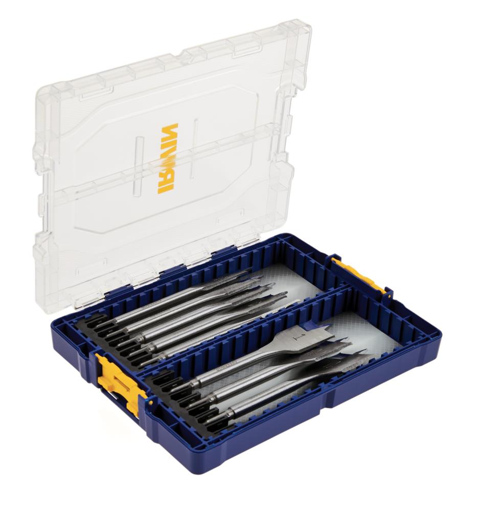 IRWIN 8-Piece X 6-in Woodboring Spade Drill Bit Set At Lowes.com