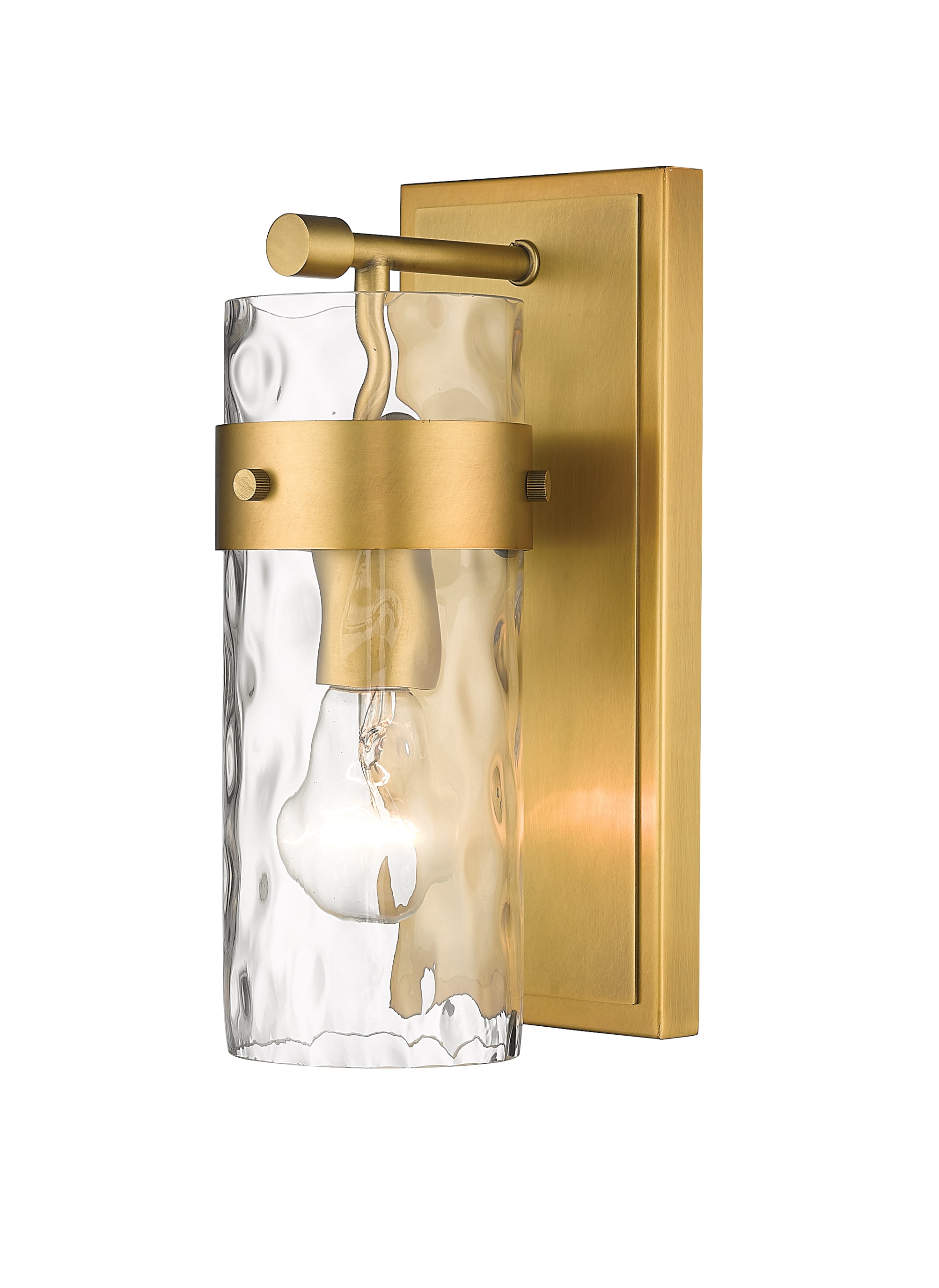 Z-Lite 3035-1V-RB Fontaine 4.75-in 1-Light Rubbed Brass Transitional Vanity Light