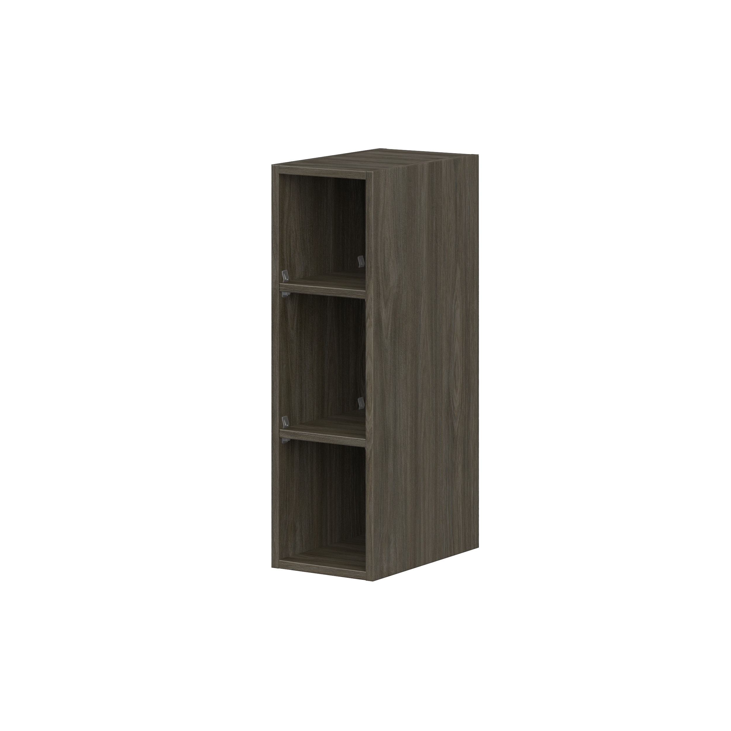 Hugo&Borg DSWOS930-SA 9-Inches L x 14-Inches D x 30-Inches H Textmel MDF Rectangular Wall cabinet 2 Decorative Shelves