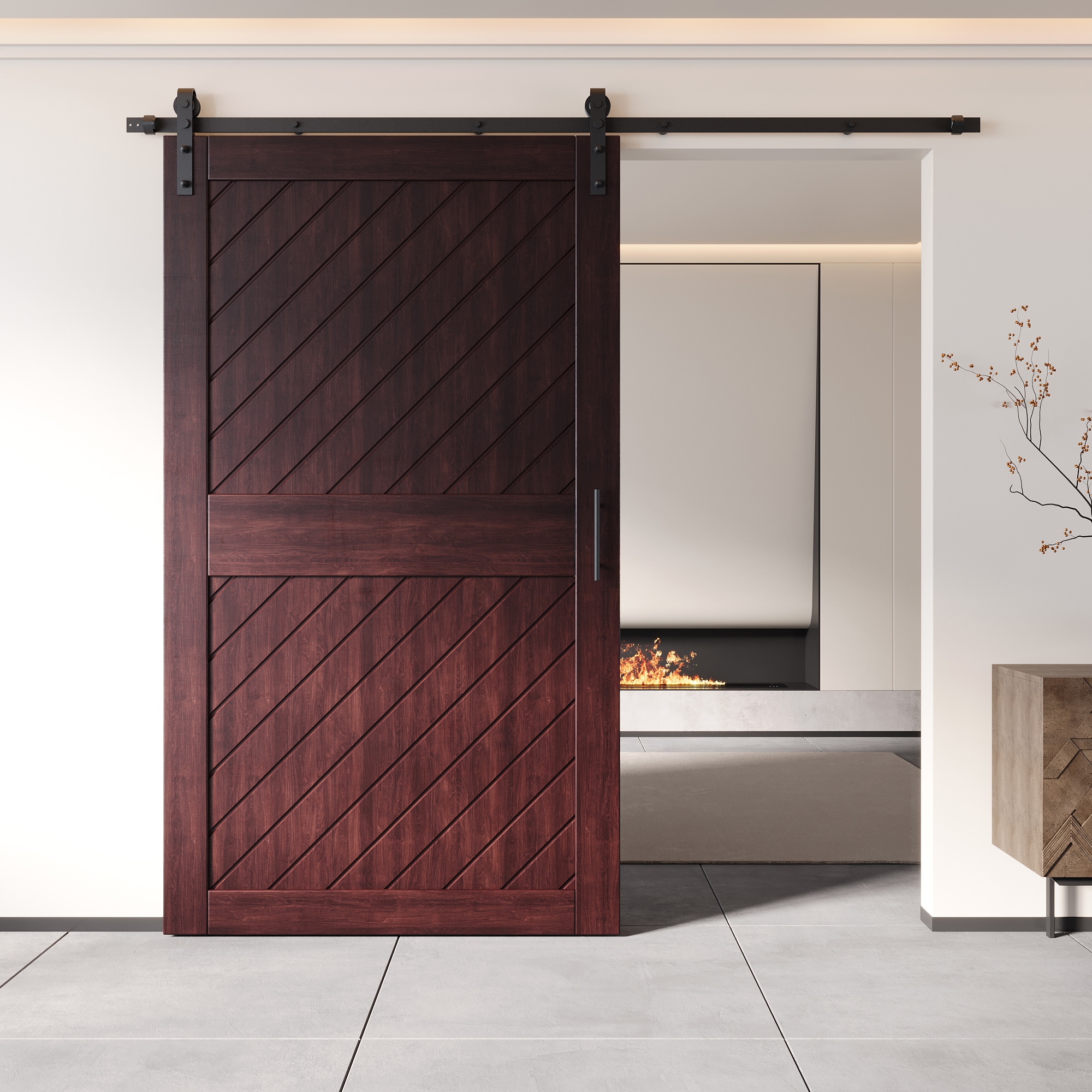 HOMACER YT1H108C-XT1-4884-RD Barn-Doors - View #8