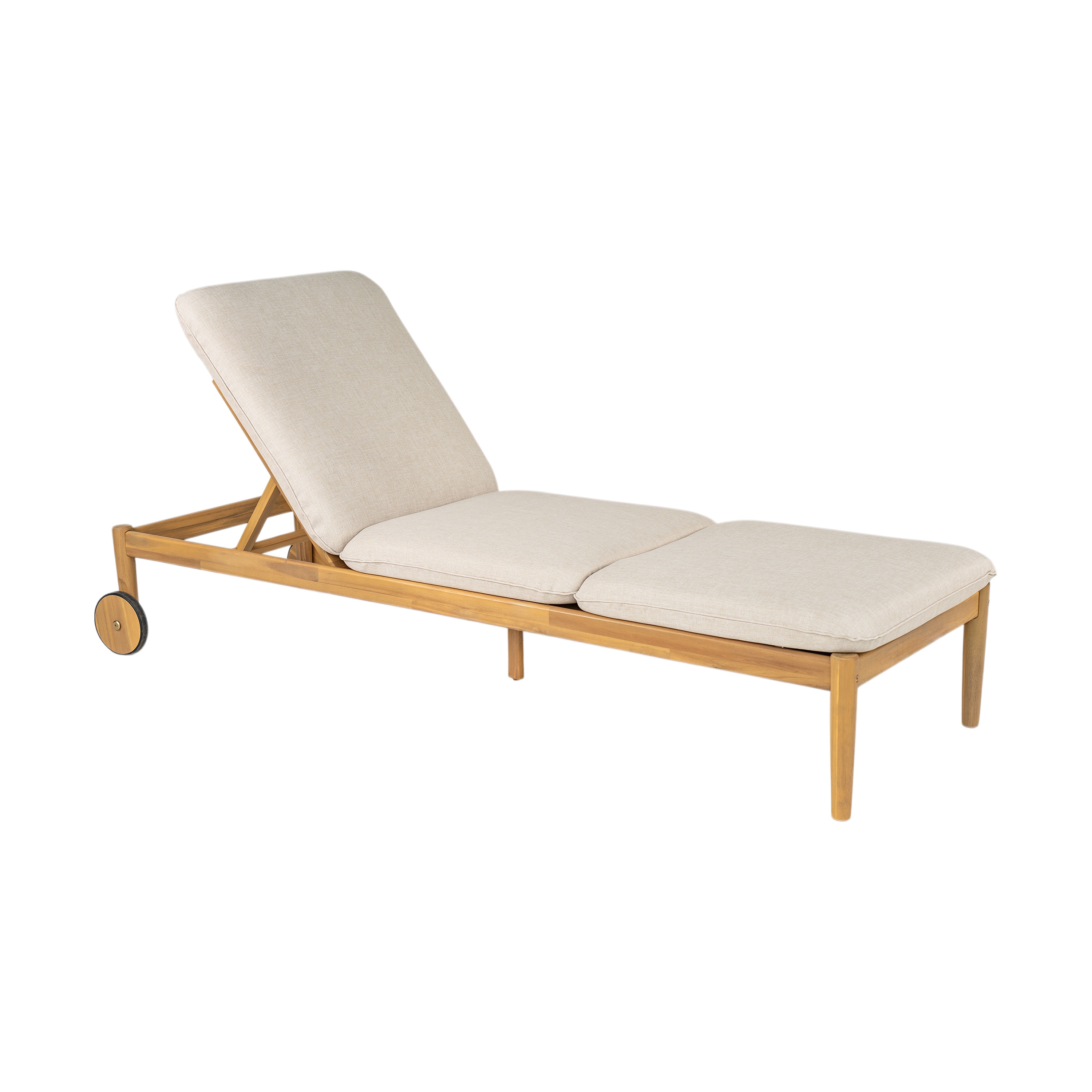 Christopher Knight Home Jack Acacia Wood Patio Chaise Lounger (Set of 2) #334742