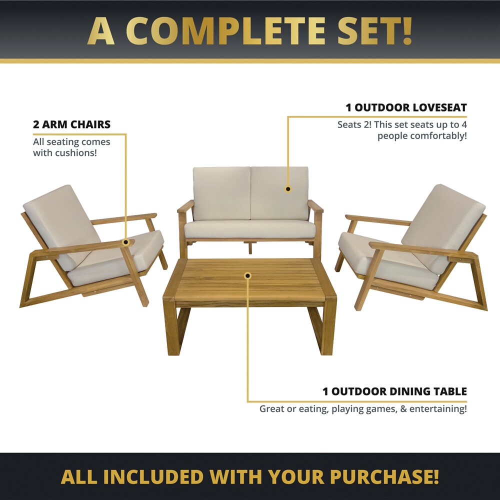 Kinger Home PFS-003 Patio-Conversation-Sets - View #8