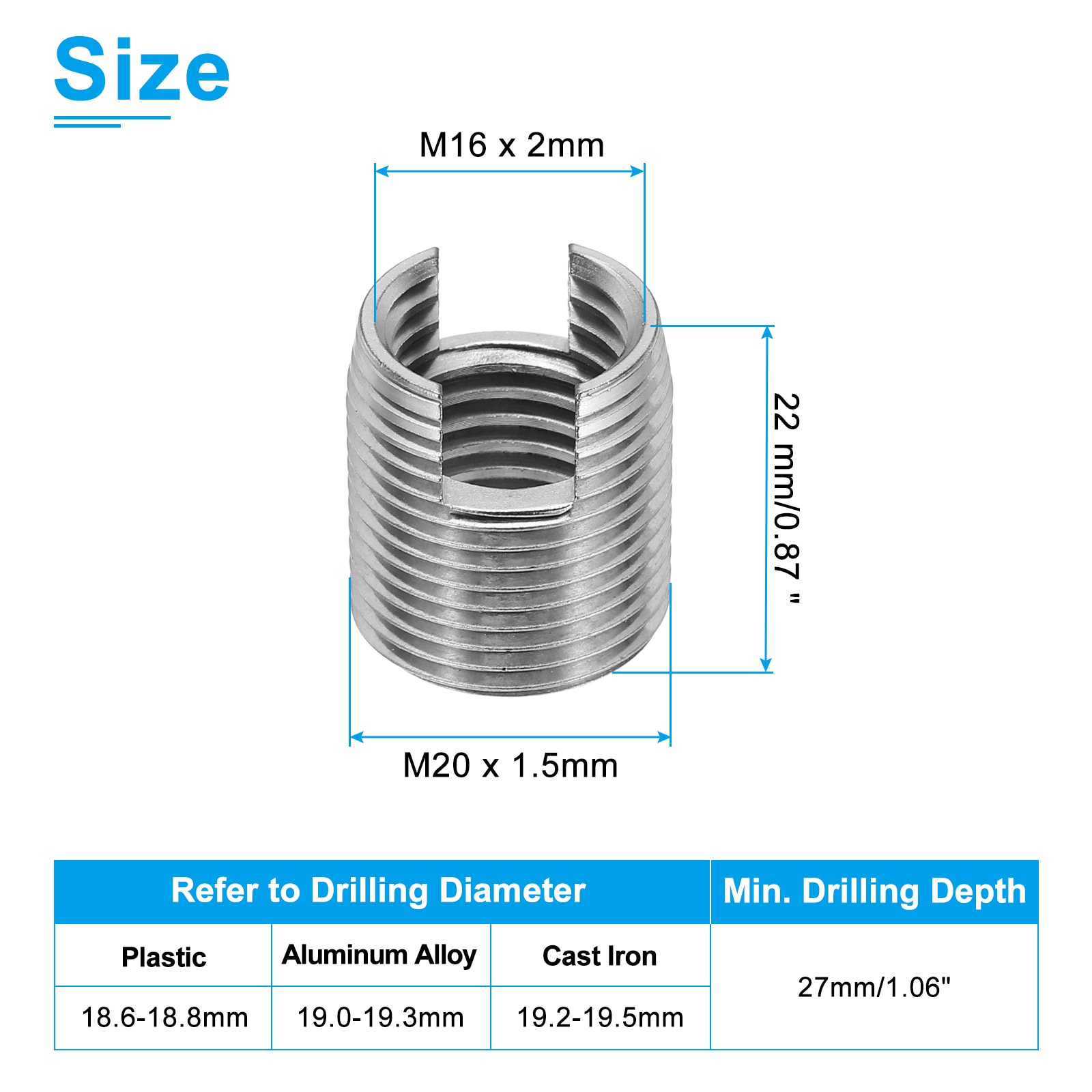 PATIKIL S26090701UX5664 Metric-Cap-Nuts - View #2