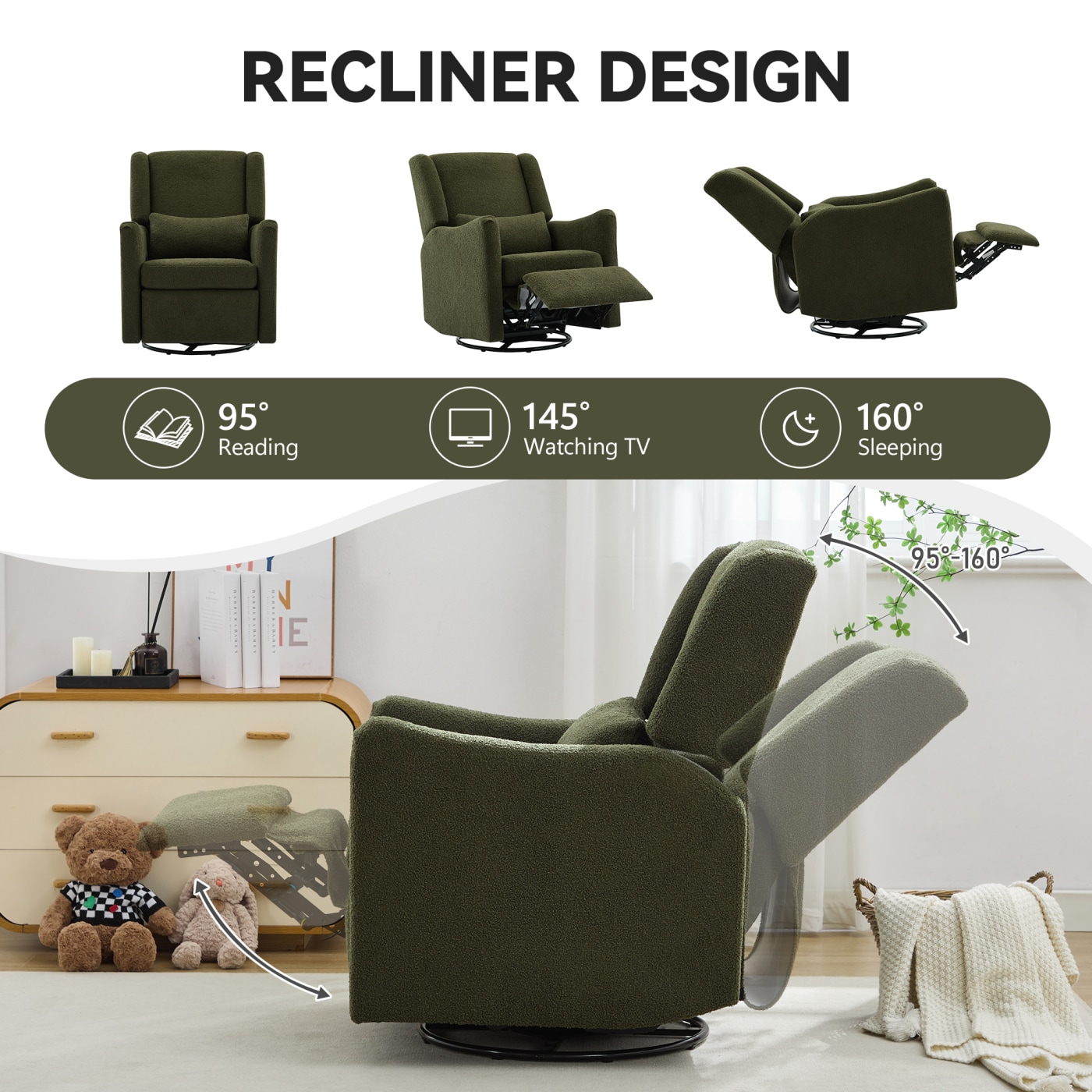 Streamdale Furniture BS701P337844G recliners - View #2