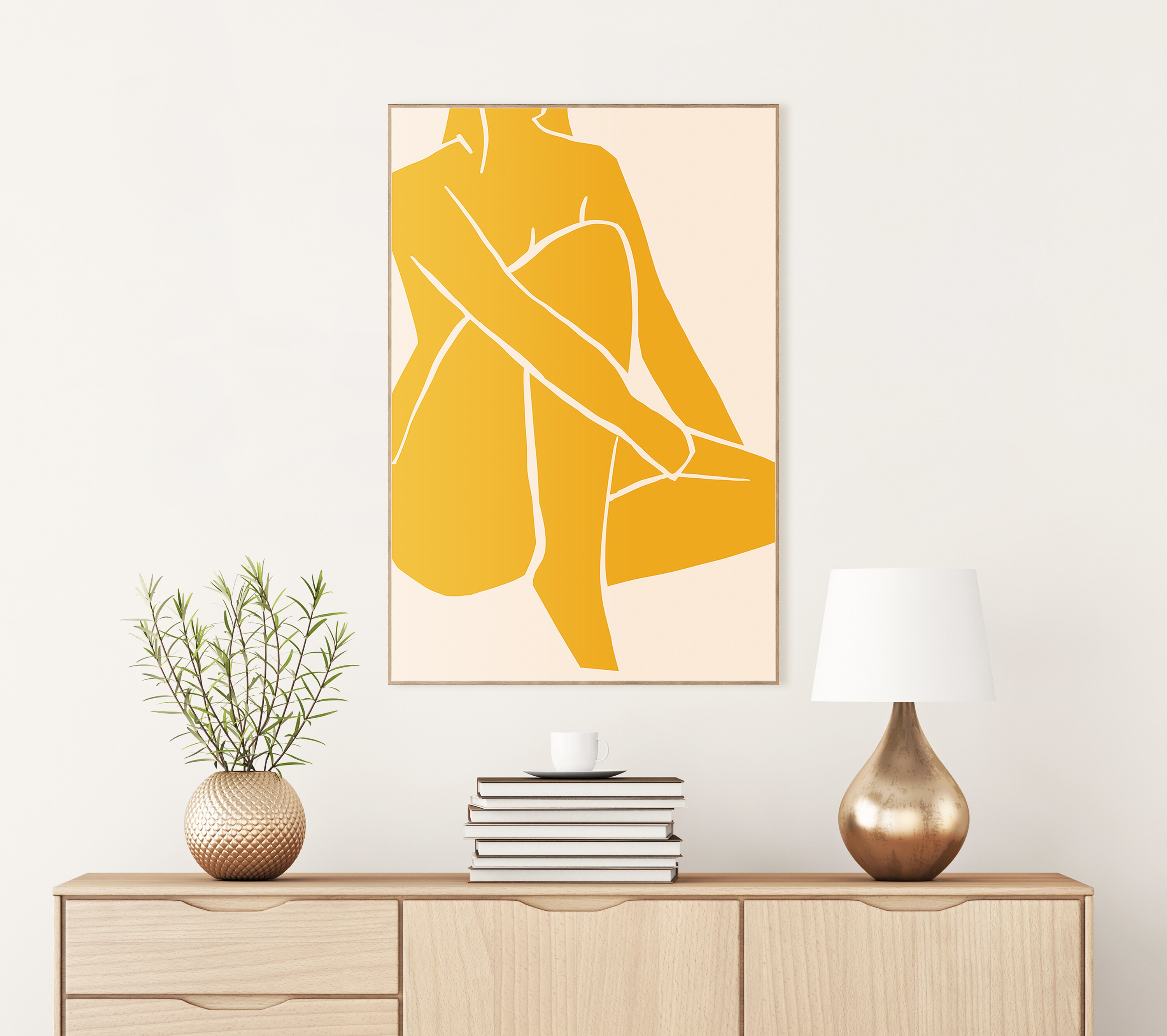 Fashion Essentials with Iconic Glam Brands Canvas Wall Art by Amanda Greenwood Stupell Industries Frame Color: Gold Framed, Size: 31 H x 25 W x 1.7