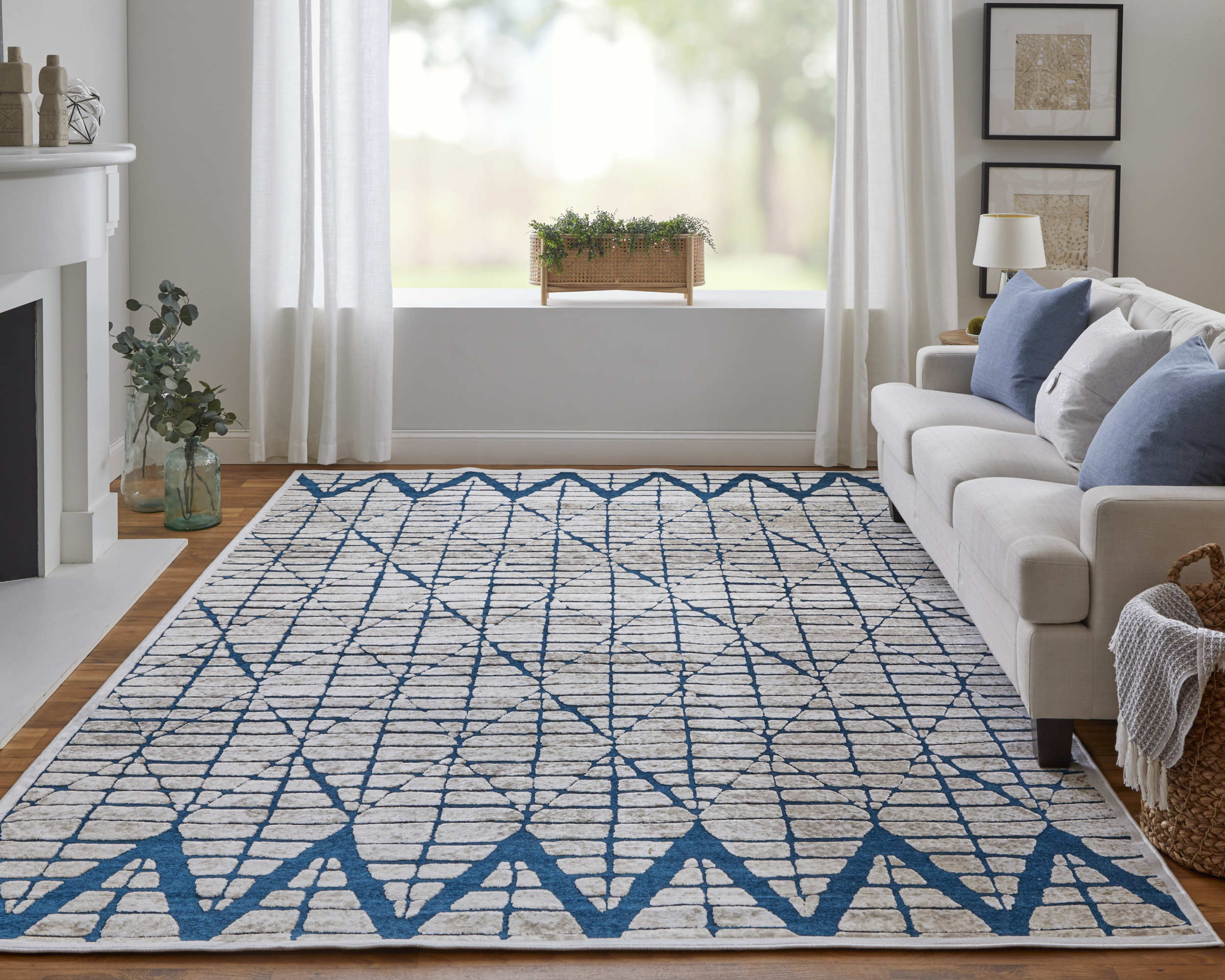Room Envy 680R3504TELWHTN76 rugs - View #2