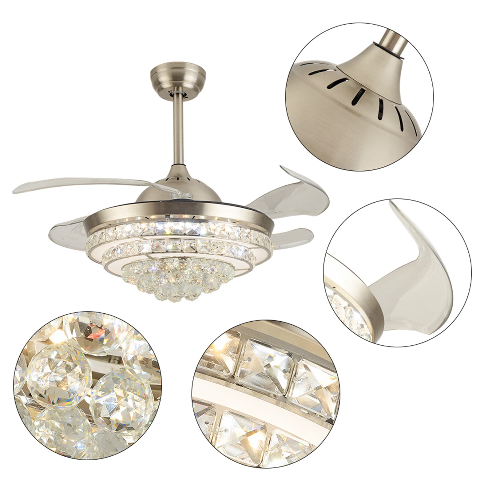Oukaning HG-HSYXF-4793-1 Ceiling-Fans - View #5