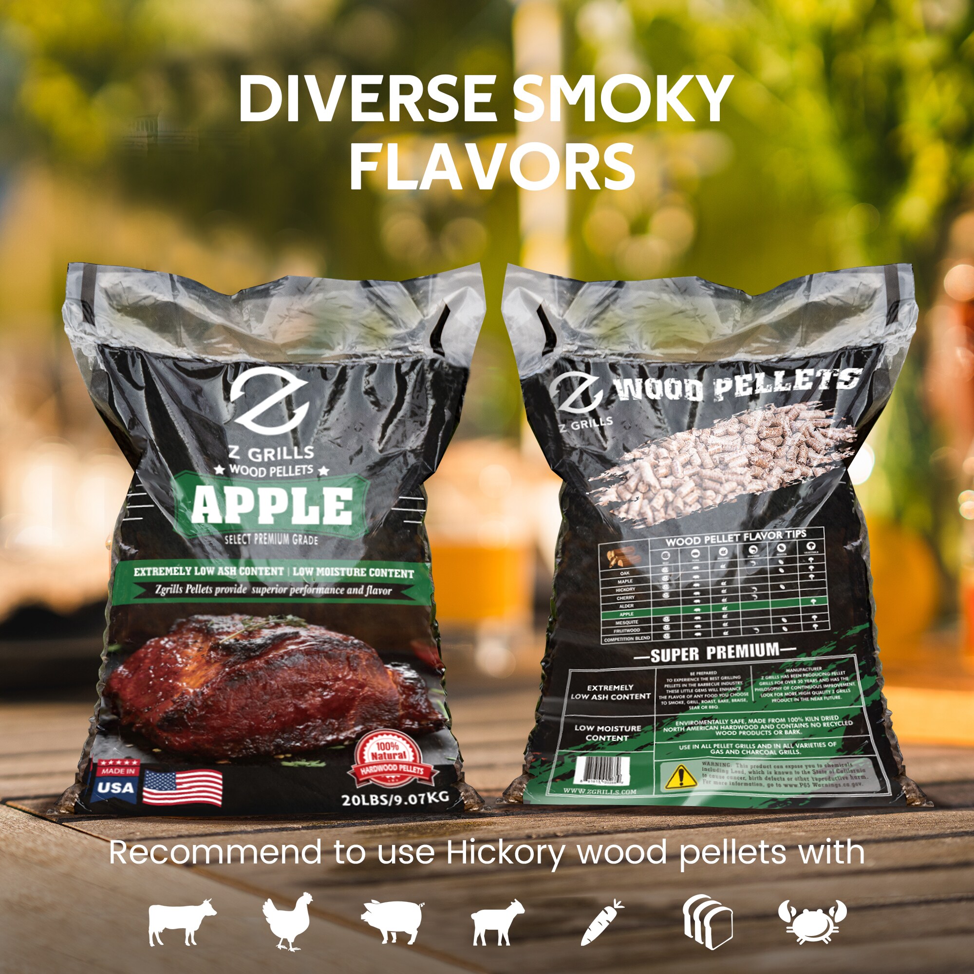 Z GRILLS WP-APPLE-20 Grilling-Pellets - View #3