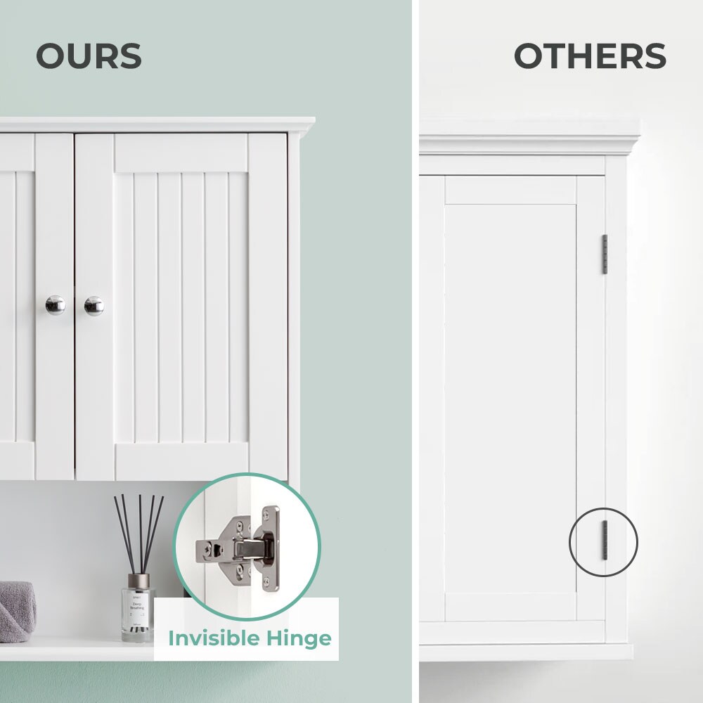 WELLFOR GFKM1-W Bathroom-Wall-Cabinets - View #4