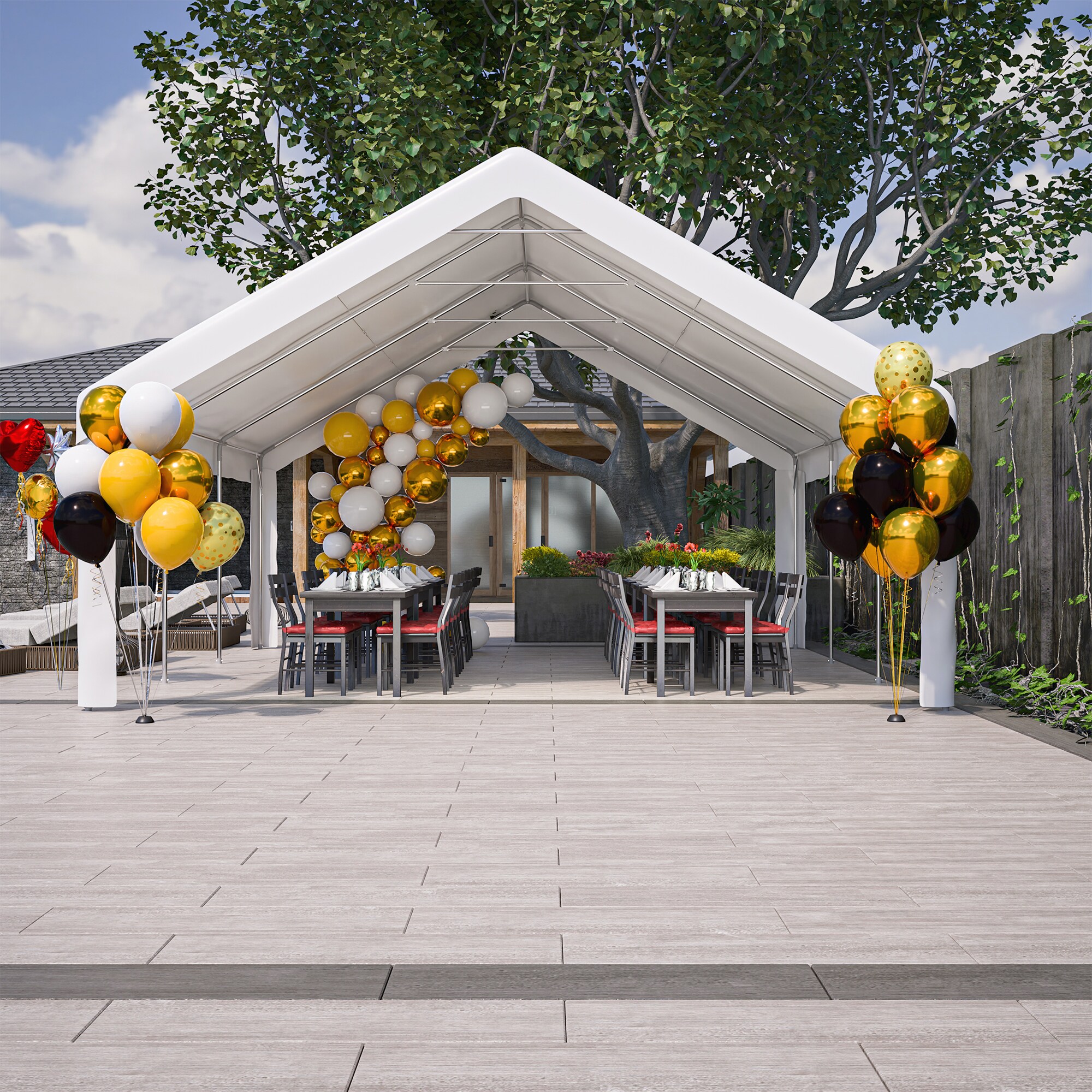 SINOFURN SYA330130GY Canopies-Sl - View #2