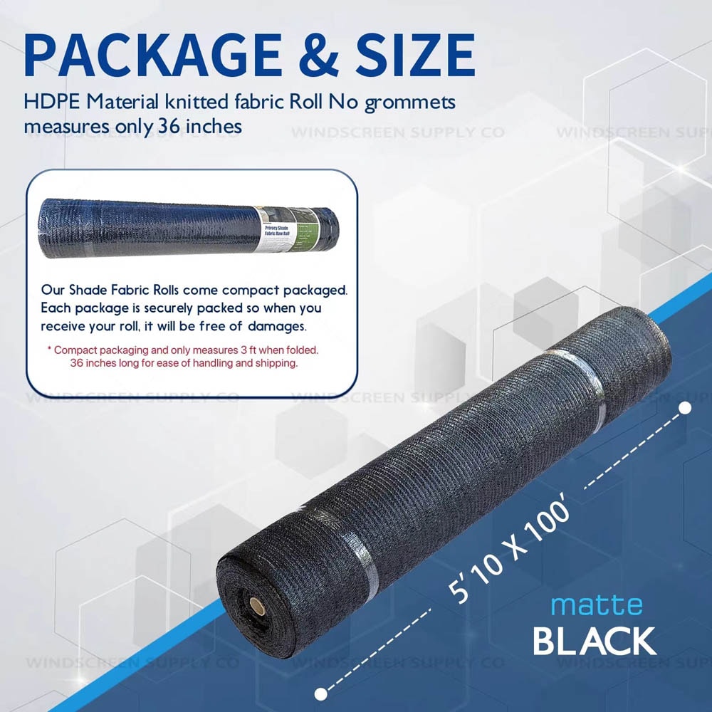 NCSNA PS6160BLK Chain-Link-Fence-Slats - View #5