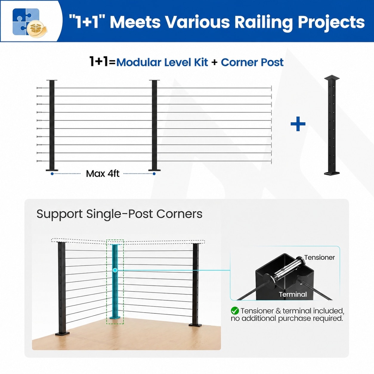Misopily LMS0711M053 Stair-Railing-Kits - View #3