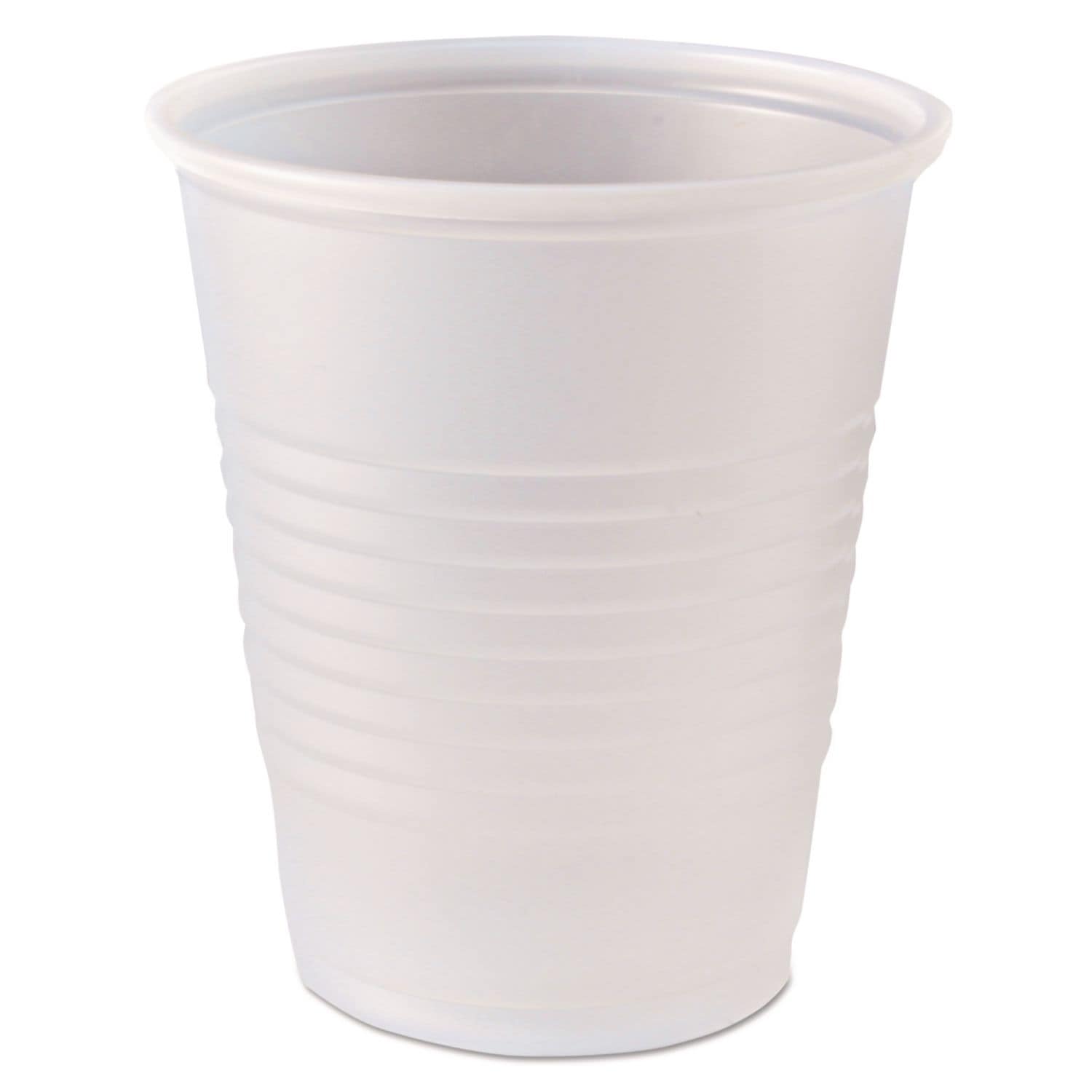 Fabri-Kal RK Ribbed Cold Drink Cups 5 oz Plastic Clear 100/Bag 25 Bags/Carton