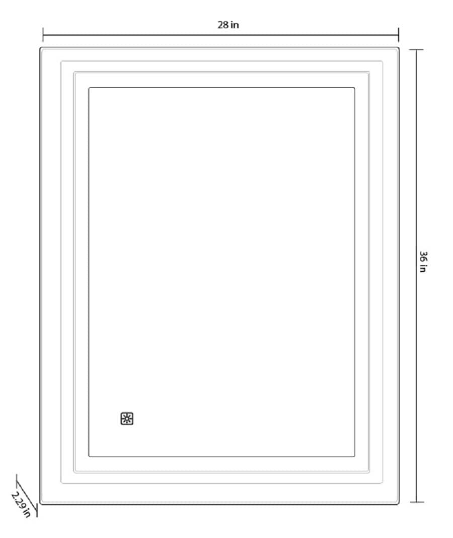 Style Selections MIR7191 Framed-Bath-Mirrors - View #6
