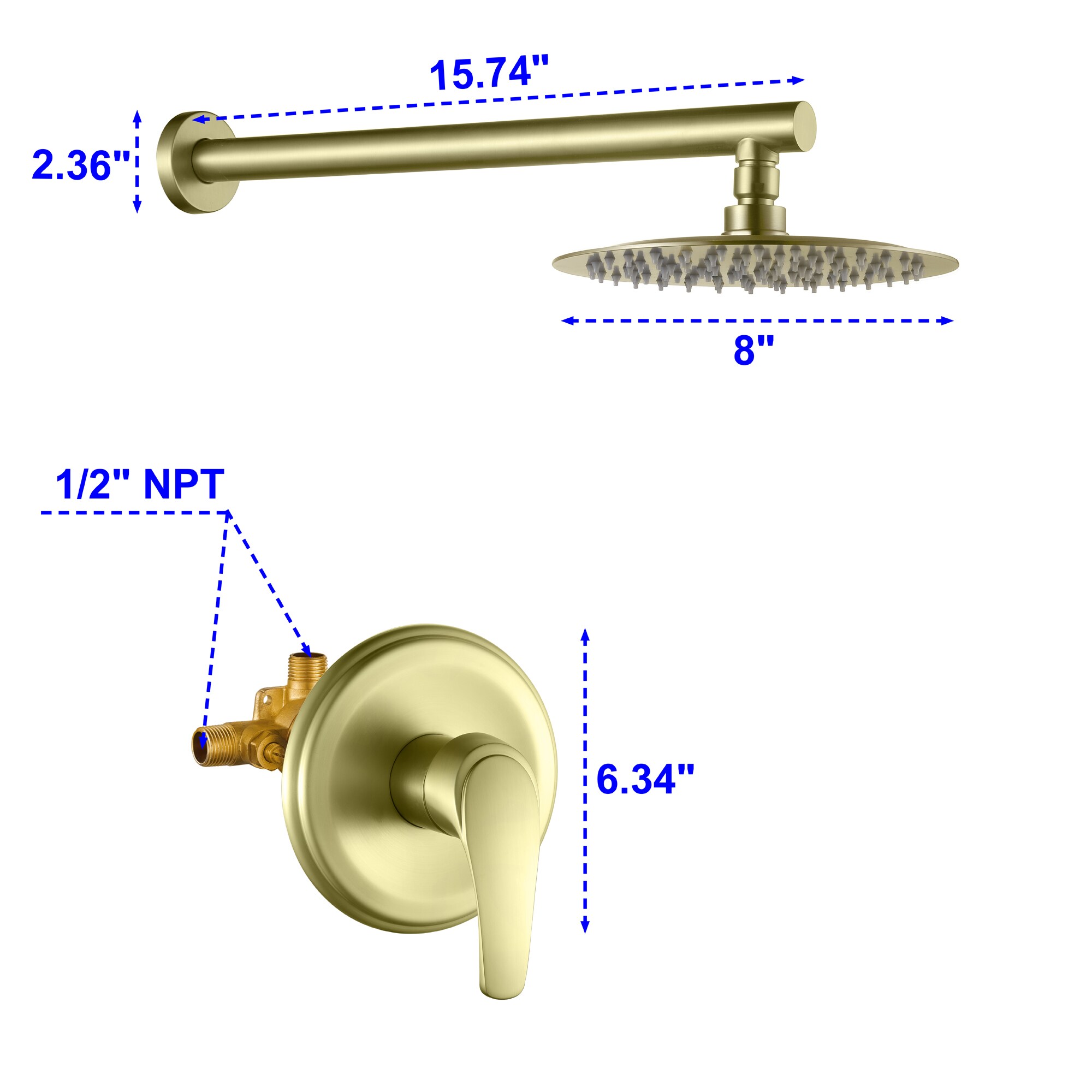 Nestfair SMD0132G Tub-Shower-Faucets - View #9