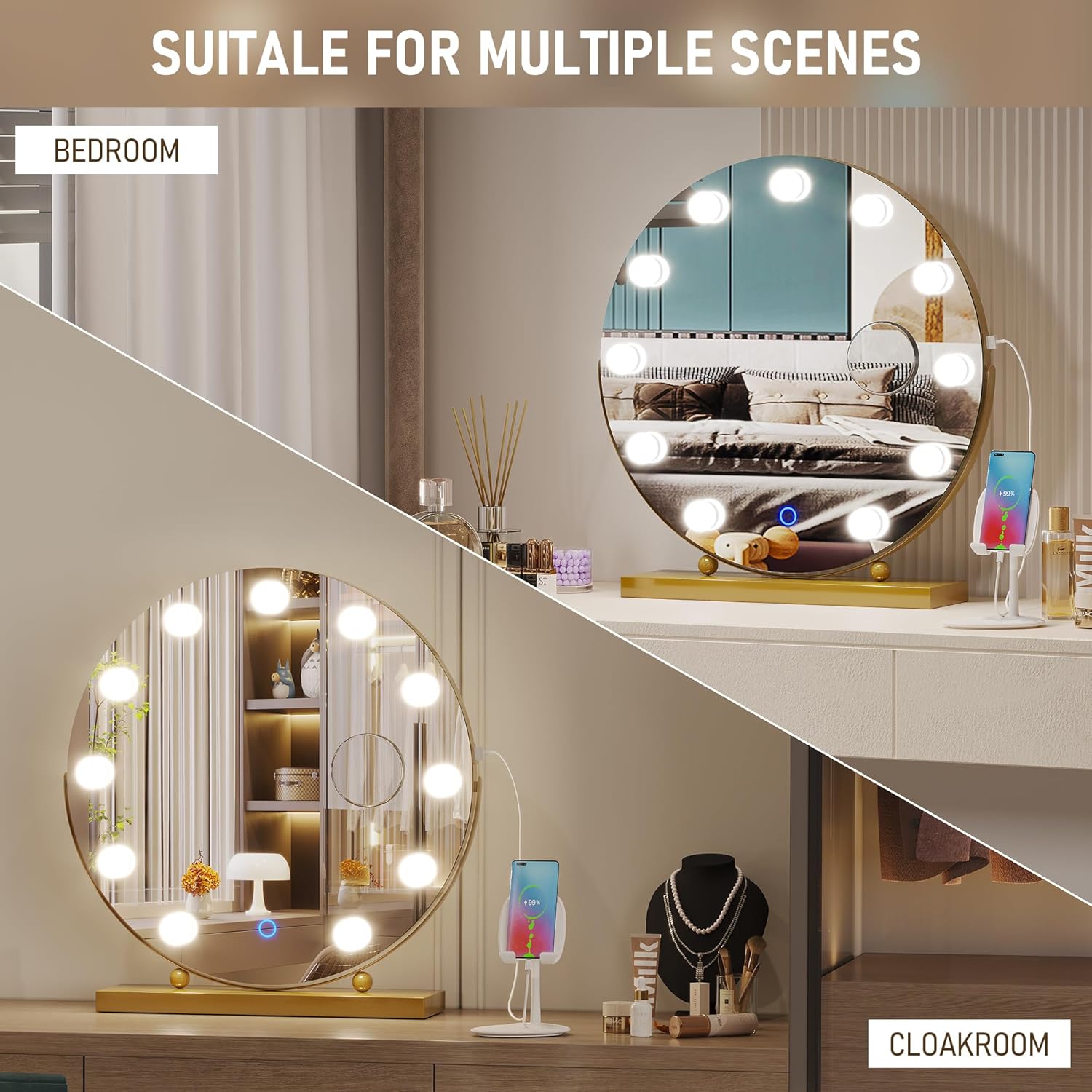 Vlsrka B0CDW1GJGY Makeup-Mirrors - View #6