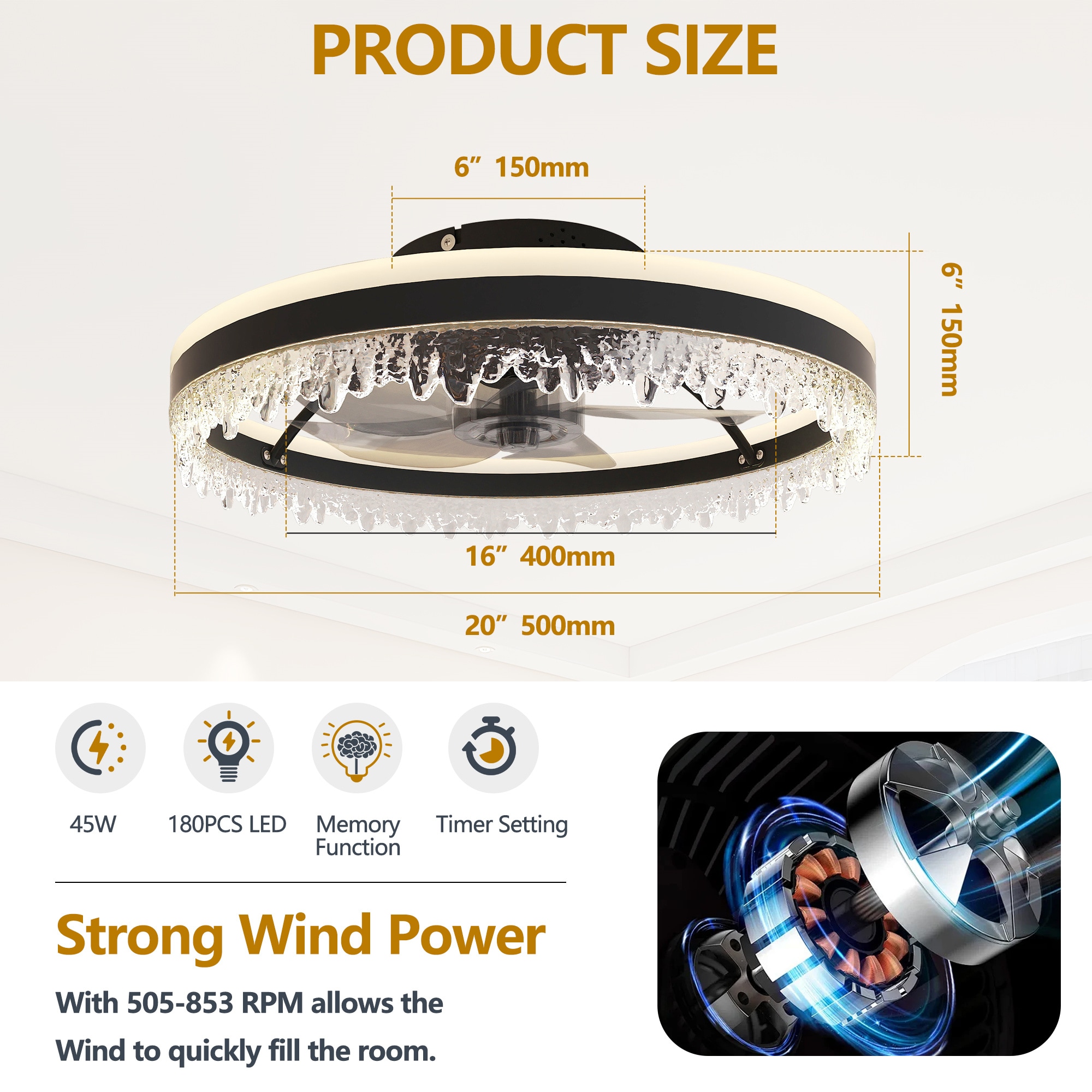 BABOOM BOM-4106215-OR Ceiling-Fans - View #5