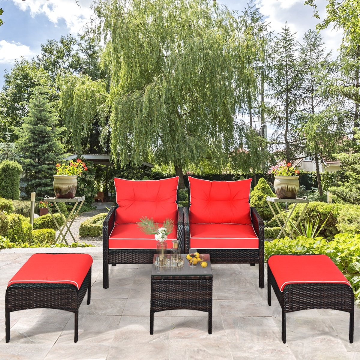 Slickblue D-CO-+ERA83686WH Patio-Conversation-Sets - View #5