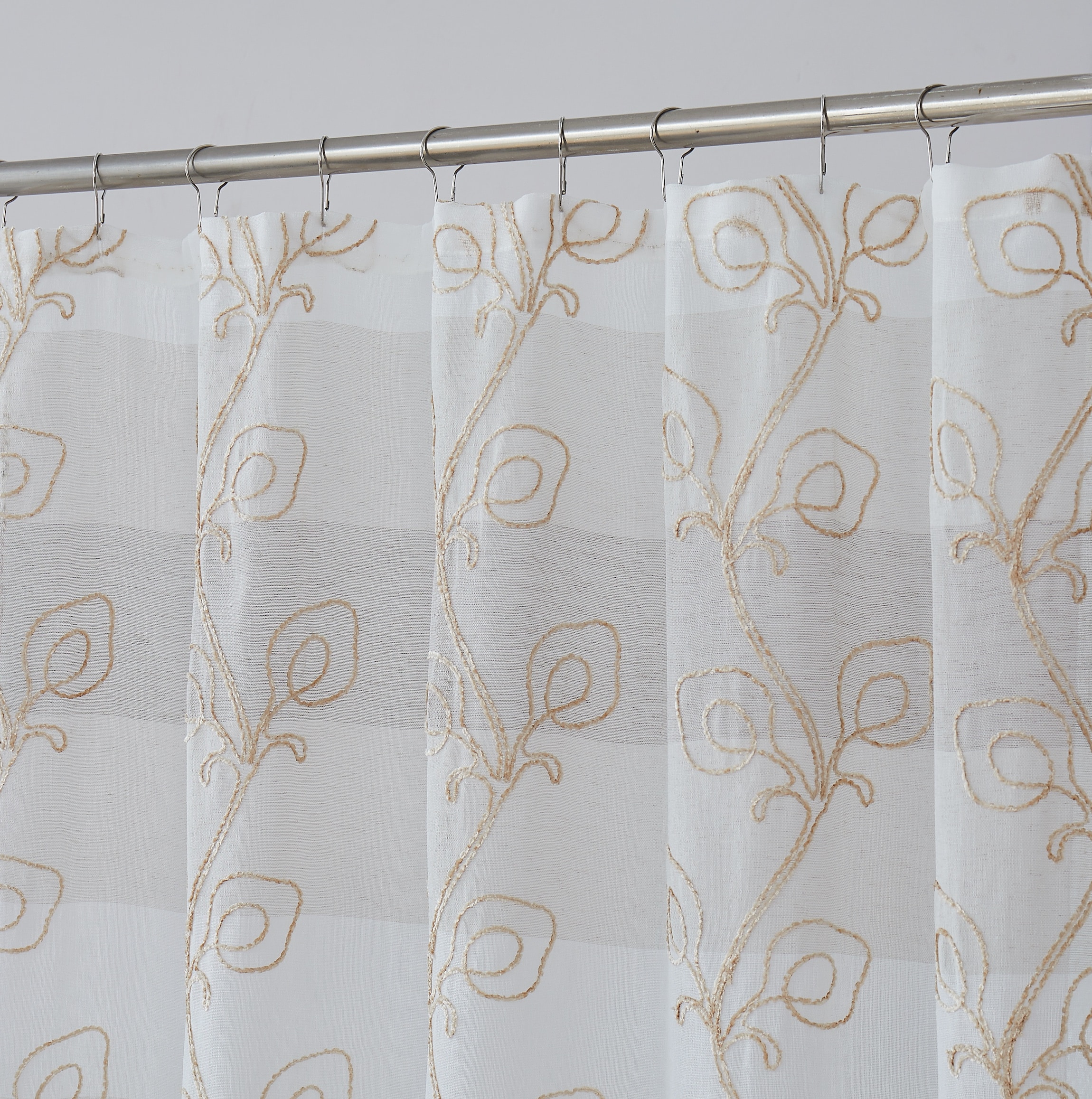 Dainty Home SILVSCLI Shower-Curtains-Liners - View #2