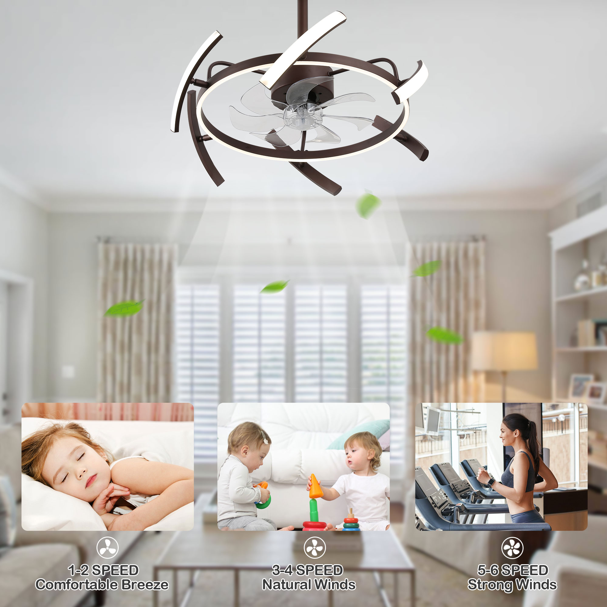 Bella Depot DCFS2403-K Ceiling-Fans - View #6