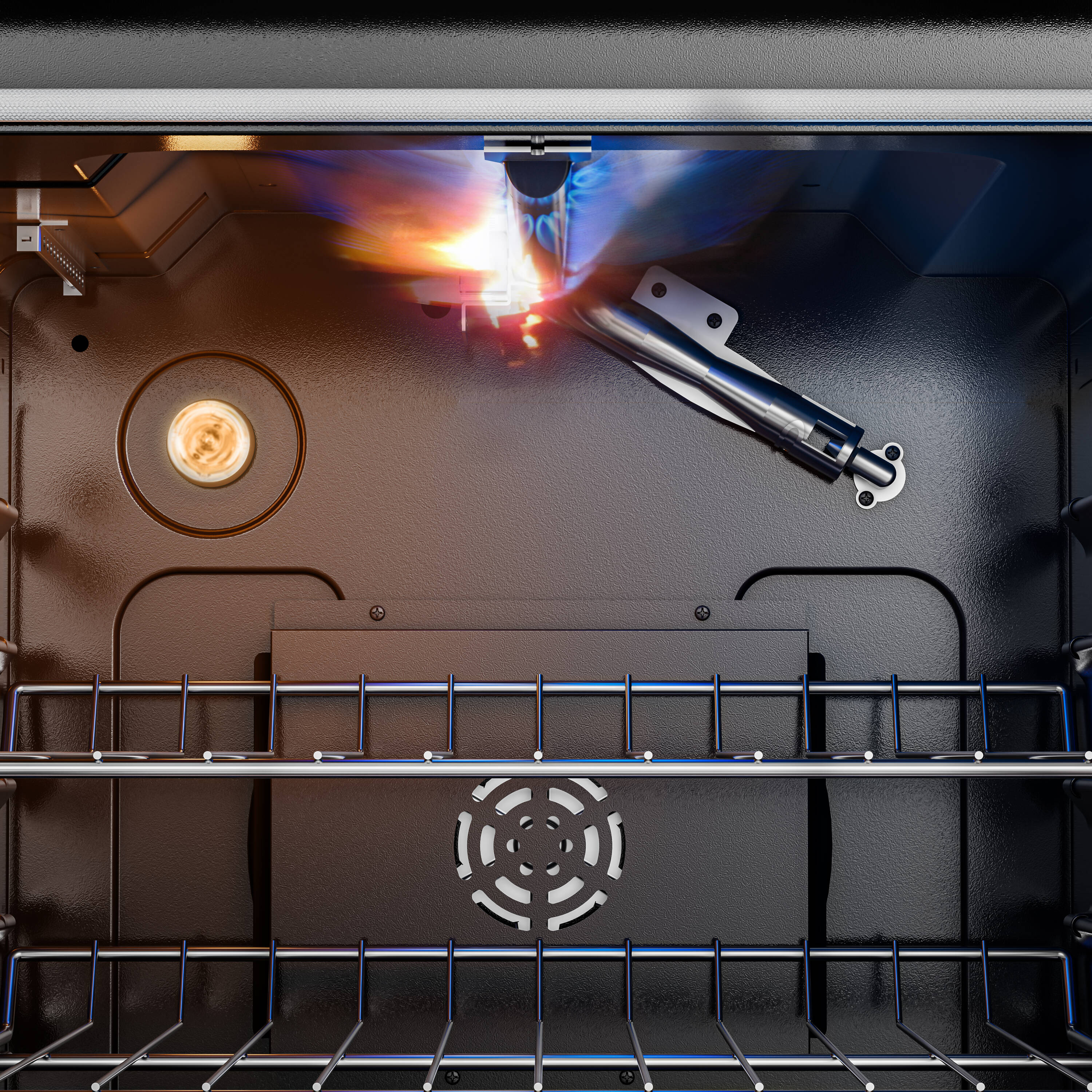 KoolMore LOW-KM-SGR24-SS Freestanding-Gas-Ranges - View #13