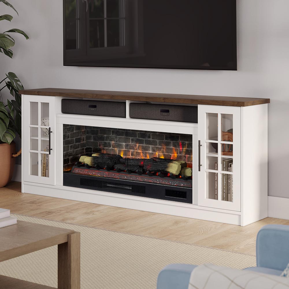 Country Living CL-7217M-WHT-42 Electric-Fireplaces - View #2