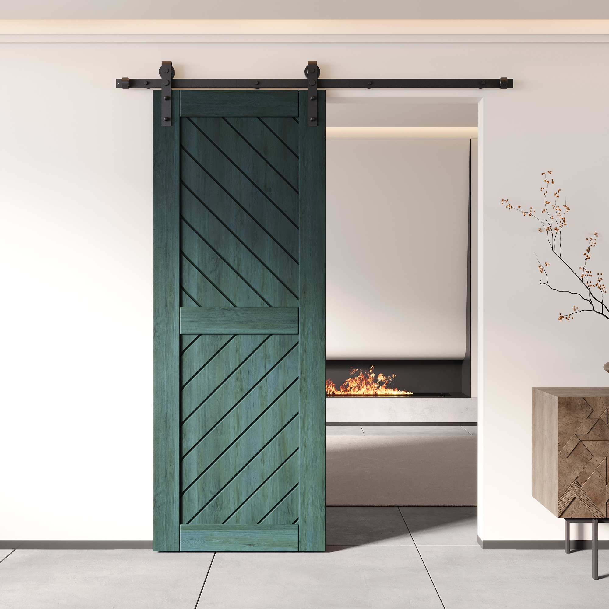 HOMACER XT4-3080-RP Barn-Doors - View #8