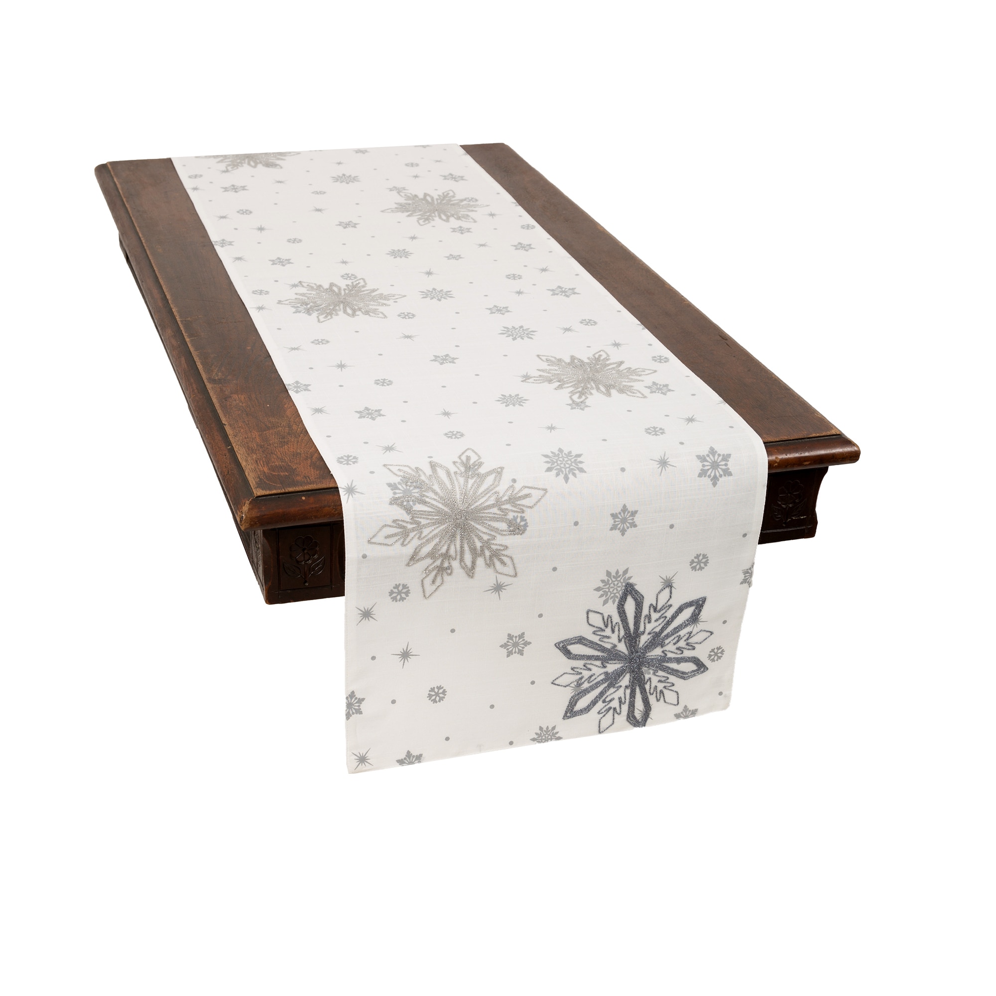XIA Home Fashions XD189071670 16-Inches Tabletop Decoration Snowflake Christmas Decor